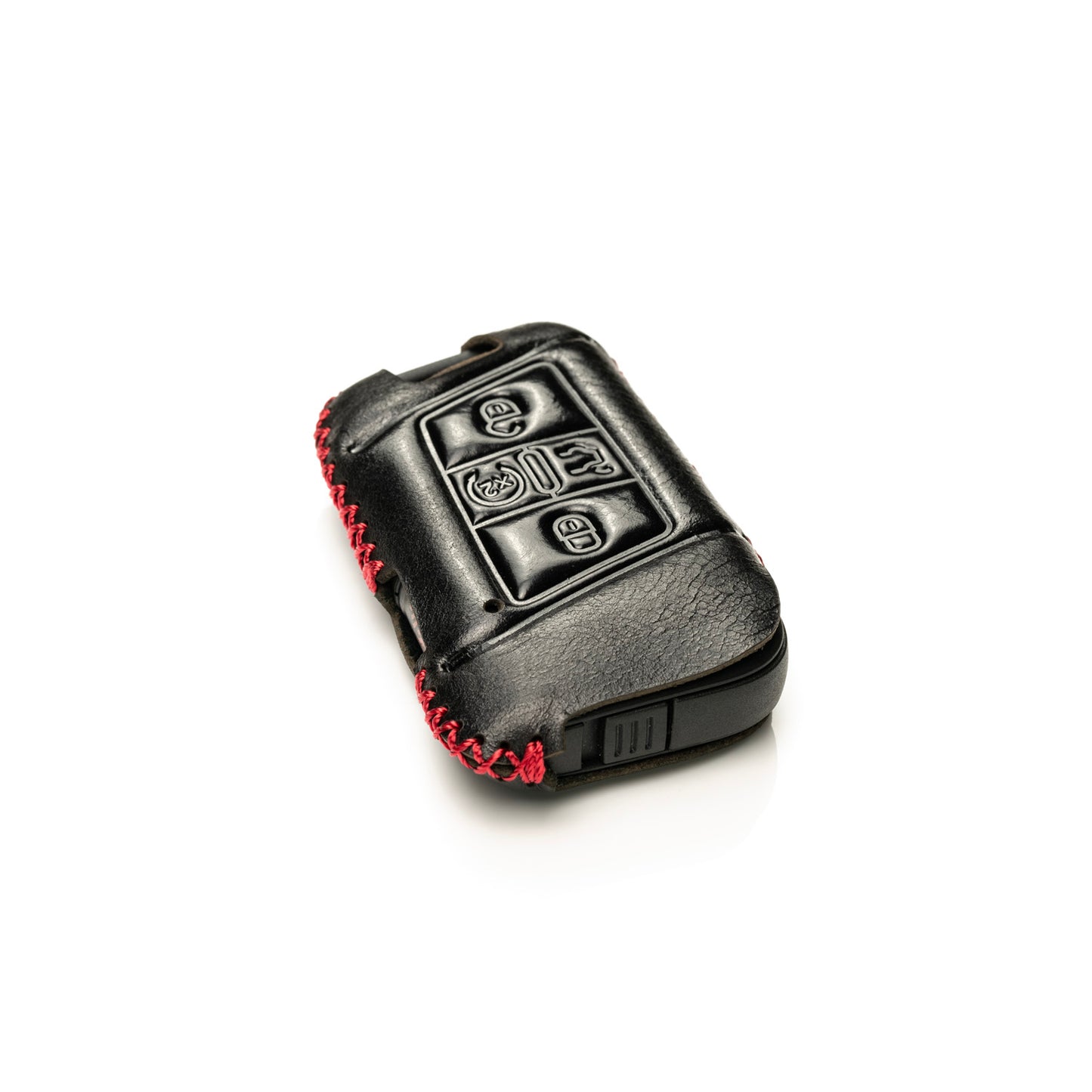 Vitodeco Superior Leather Key Fob Case Compatible for Volkswagen Atlas, Jetta, Passat, Arteon, Tiguan, Golf GTI, Golf R 2018-2024, 5-Button