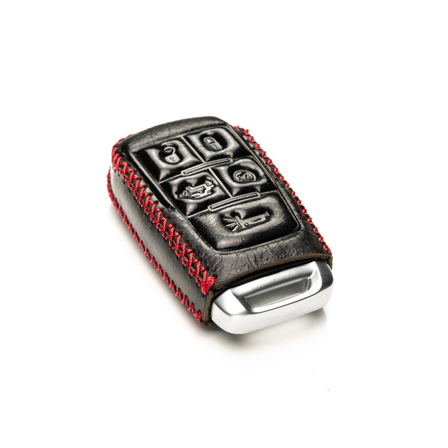 Vitodeco Superior Leather Key fob case compatible for RAM 2500, 3500, 4500, 5500 2019-2025, 5-Button