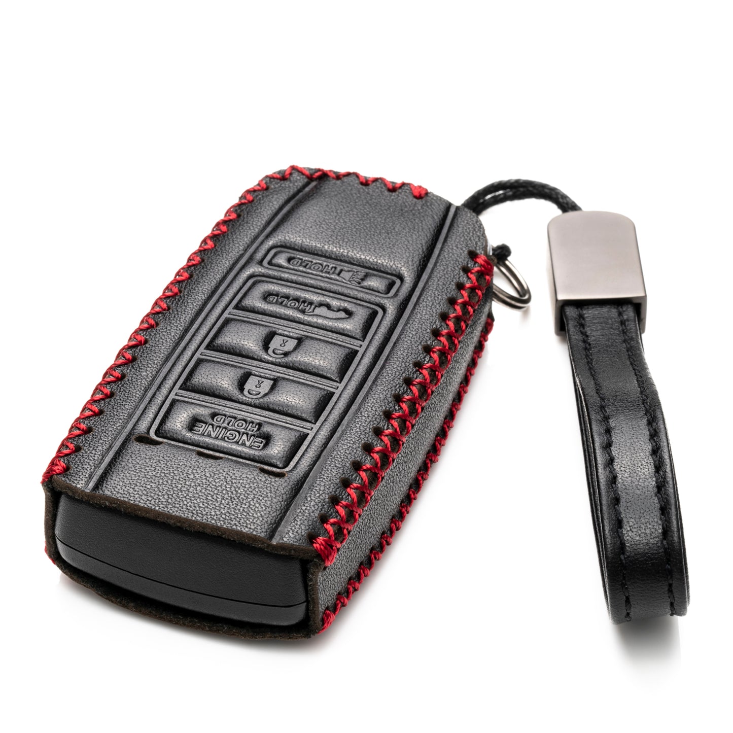 Vitodeco Leather Key Fob Case Compatible for Acura RDX, MDX, ILX 2016-2025, Acura TLX 2016-2022, Acura Integra 2023, 5-Button