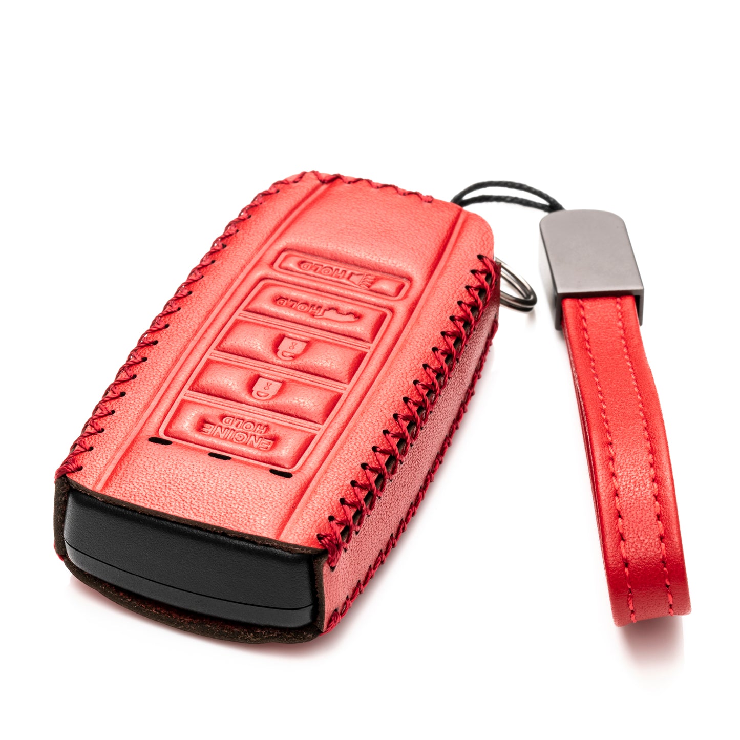 Vitodeco Leather Key Fob Case Compatible for Acura RDX, MDX, ILX 2016-2025, Acura TLX 2016-2022, Acura Integra 2023, 5-Button