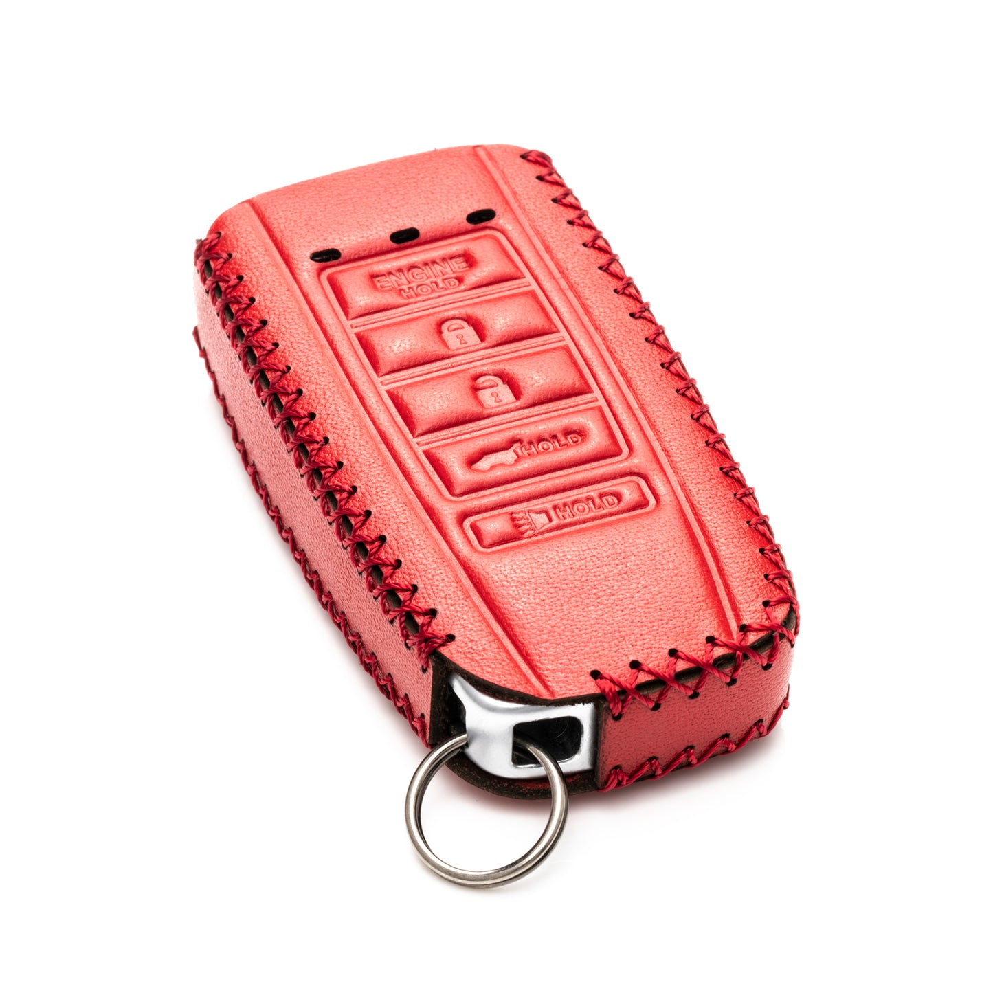 Vitodeco Leather Key Fob Case Compatible for Acura RDX, MDX, ILX 2016-2025, Acura TLX 2016-2022, Acura Integra 2023, 5-Button