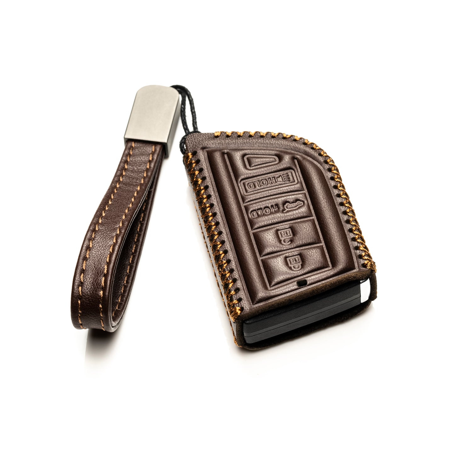 Vitodeco Leather Key Fob Case Compatible for Acura MDX, Acura RDX 2022-2025, Acura Integra 2023-2025, 4-Button