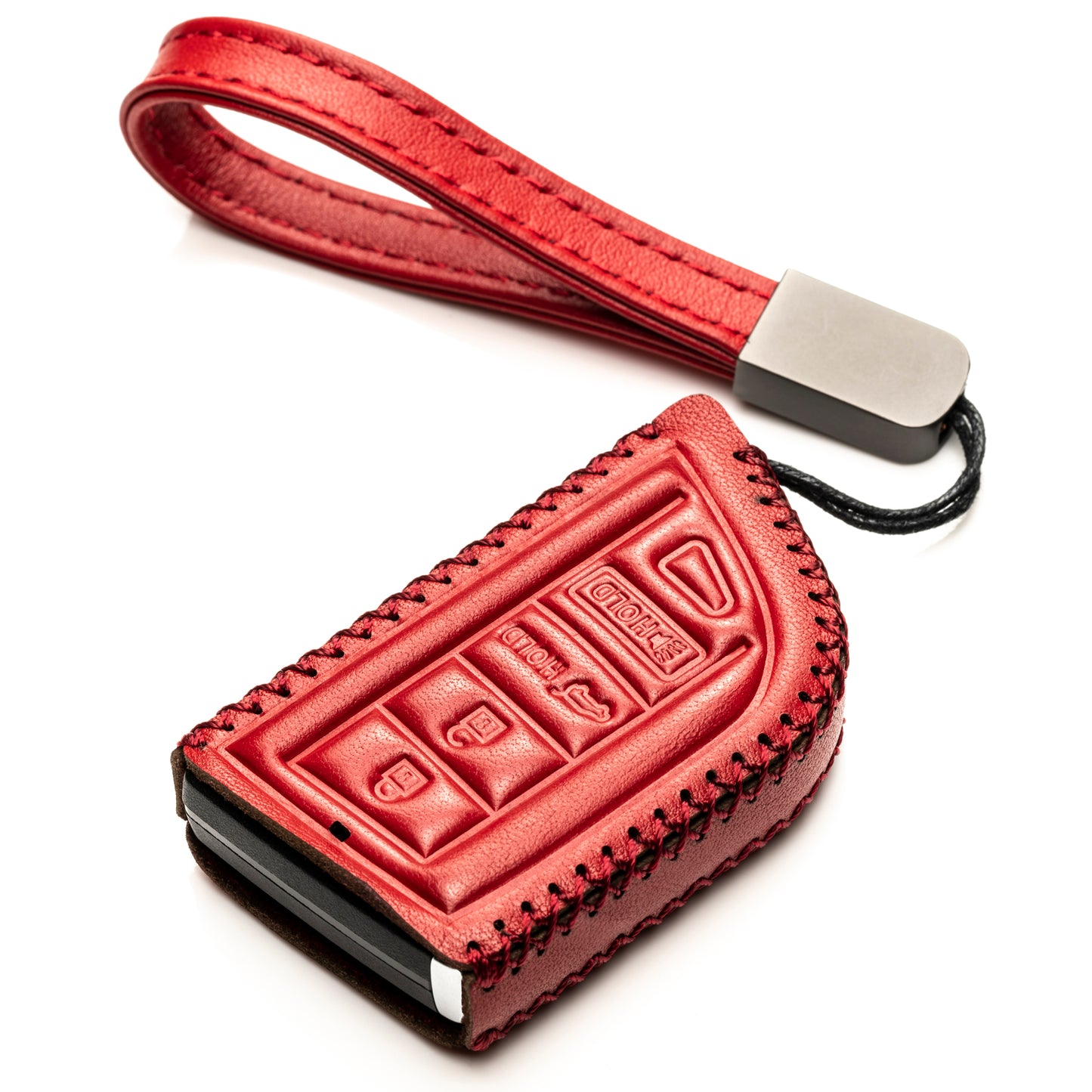 Vitodeco Leather Key Fob Case Compatible for Acura MDX, Acura RDX 2022-2025, Acura Integra 2023-2025, 4-Button