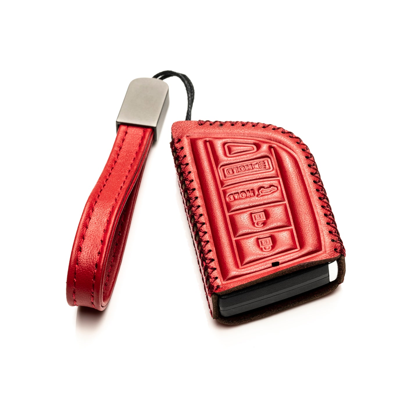 Vitodeco Leather Key Fob Case Compatible for Acura MDX, Acura RDX 2022-2025, Acura Integra 2023-2025, 4-Button