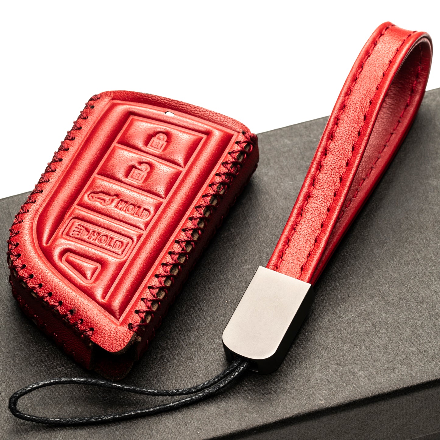 Vitodeco Leather Key Fob Case Compatible for Acura MDX, Acura RDX 2022-2025, Acura Integra 2023-2025, 4-Button