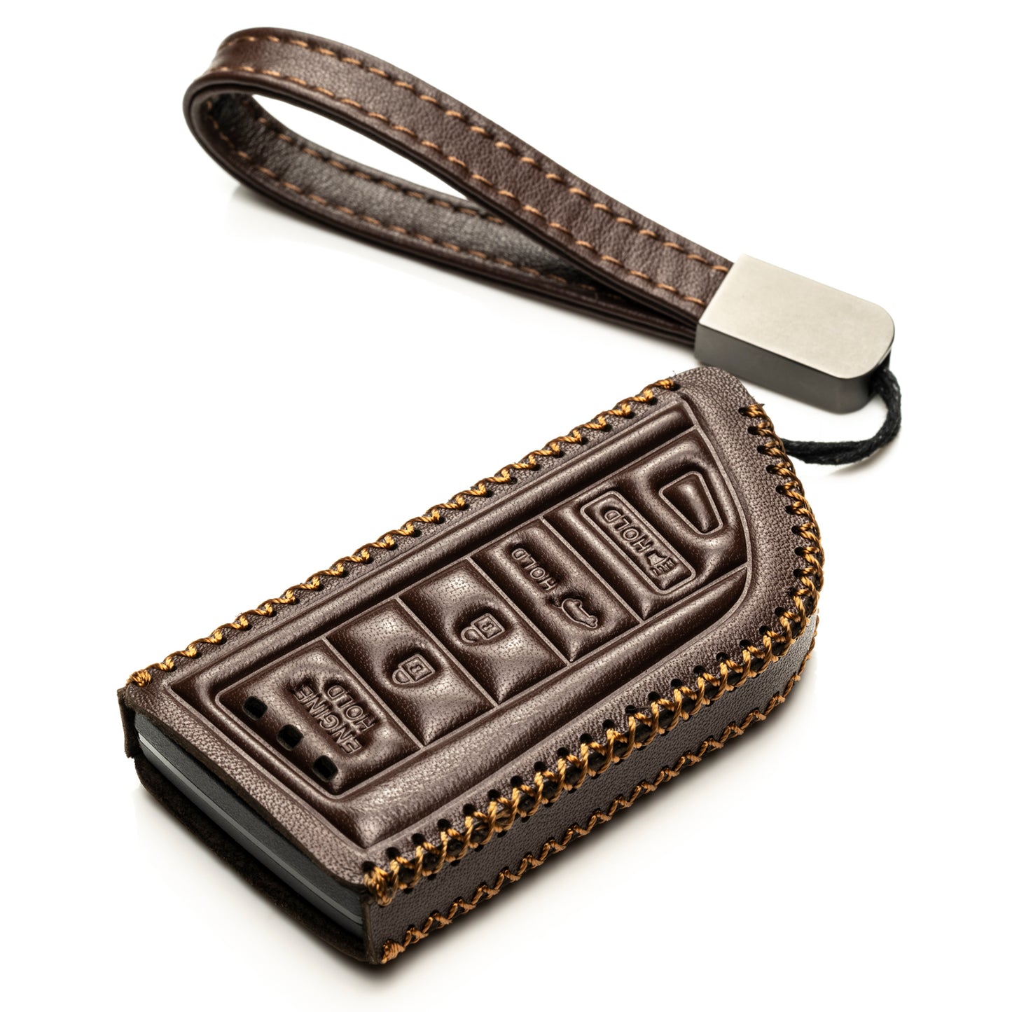 Vitodeco Leather Key Fob Case Compatible for Acura MDX, Acura RDX 2022-2025, Acura Integra 2023-2025, 4-Button