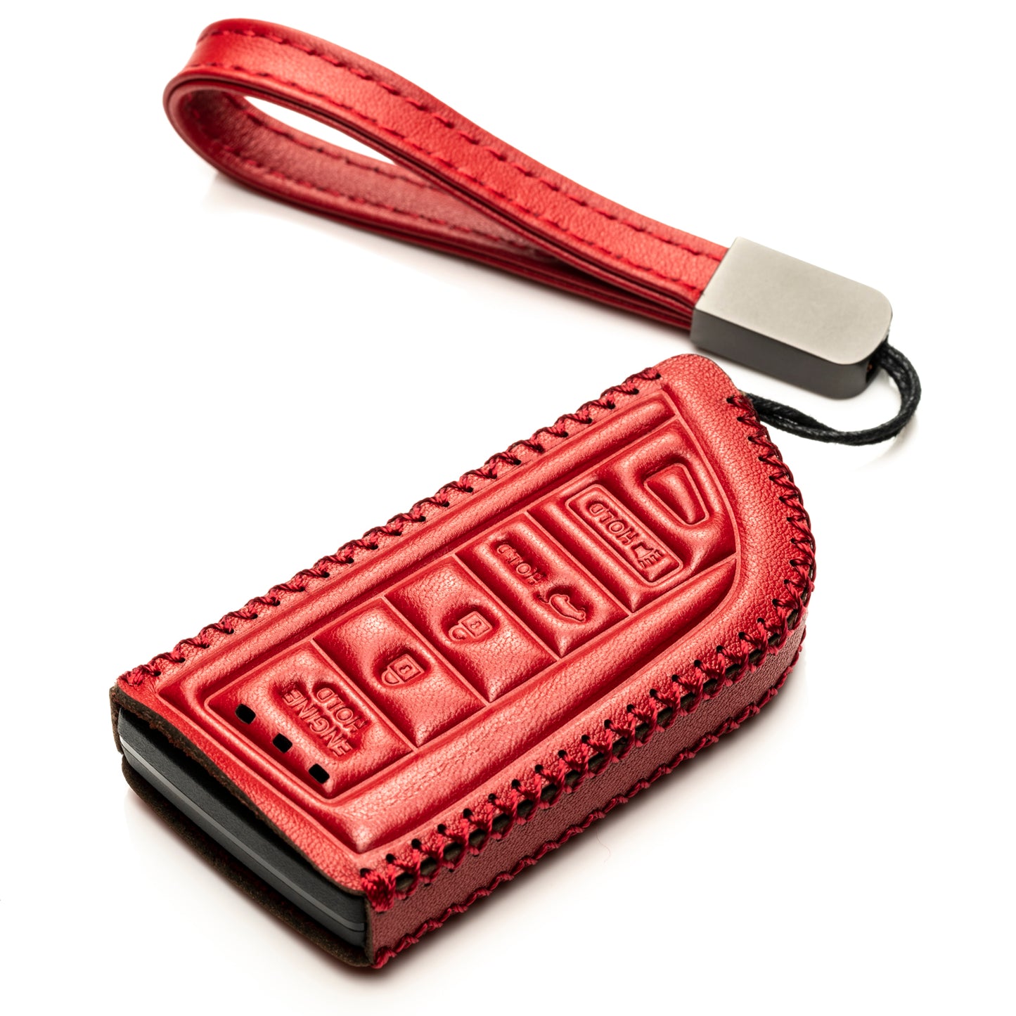 Vitodeco Leather Key Fob Case Compatible for Acura MDX, Acura RDX 2022-2025, Acura Integra 2023-2025, 4-Button