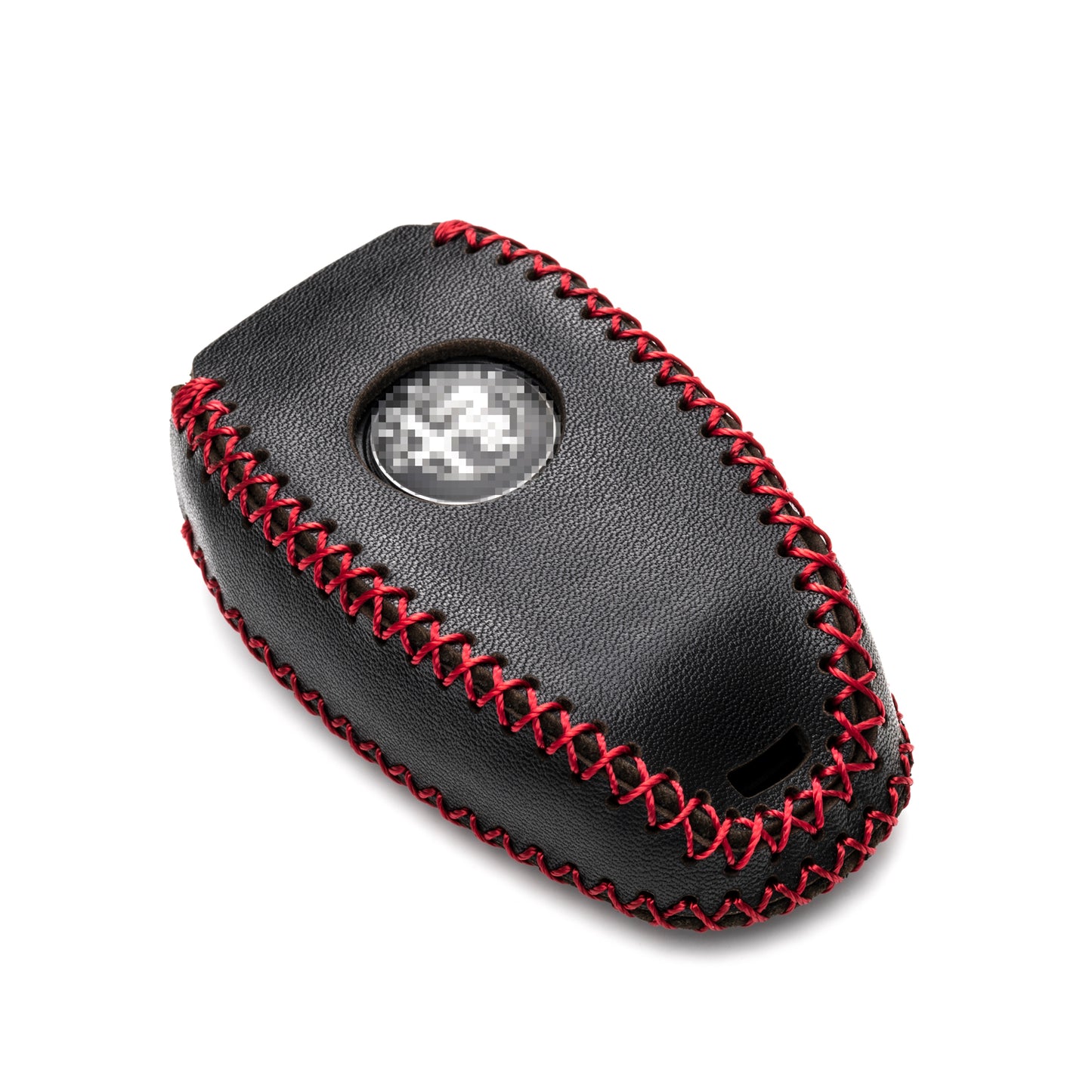 Vitodeco Leather Key Fob Case Compatible for Alfa Romeo Giulia, Stelvio, Tonale 2017-2025, 5-Button