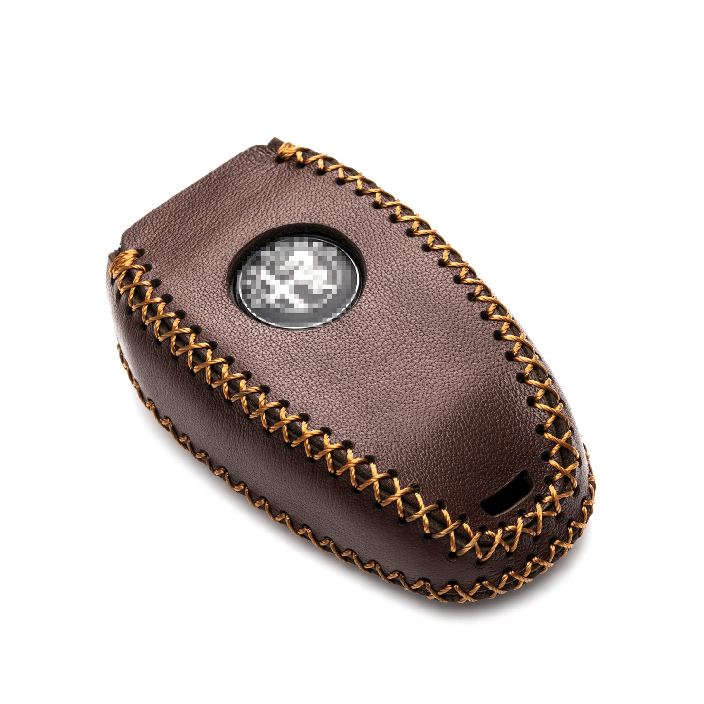 Vitodeco Leather Key Fob Case Compatible for Alfa Romeo Giulia, Stelvio, Tonale 2017-2025, 5-Button