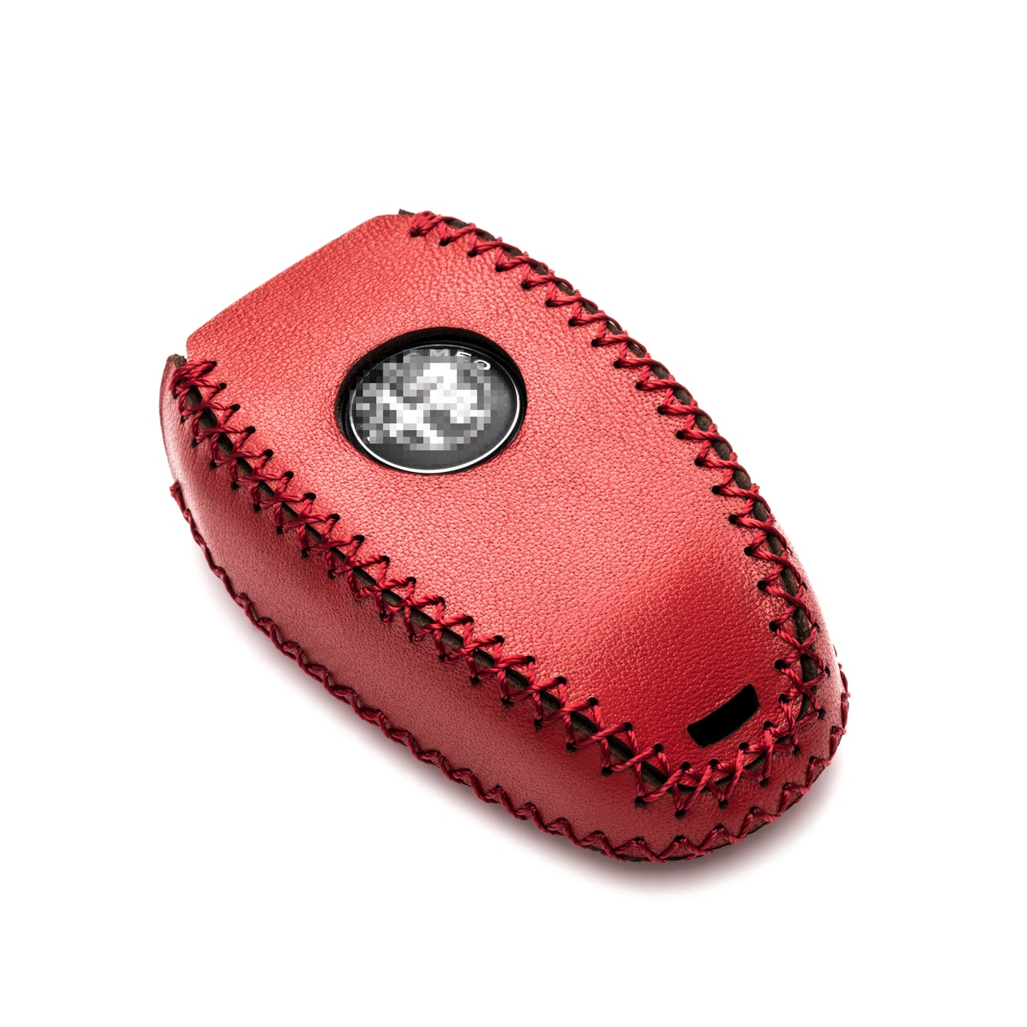 Vitodeco Leather Key Fob Case Compatible for Alfa Romeo Giulia, Stelvio, Tonale 2017-2025, 5-Button