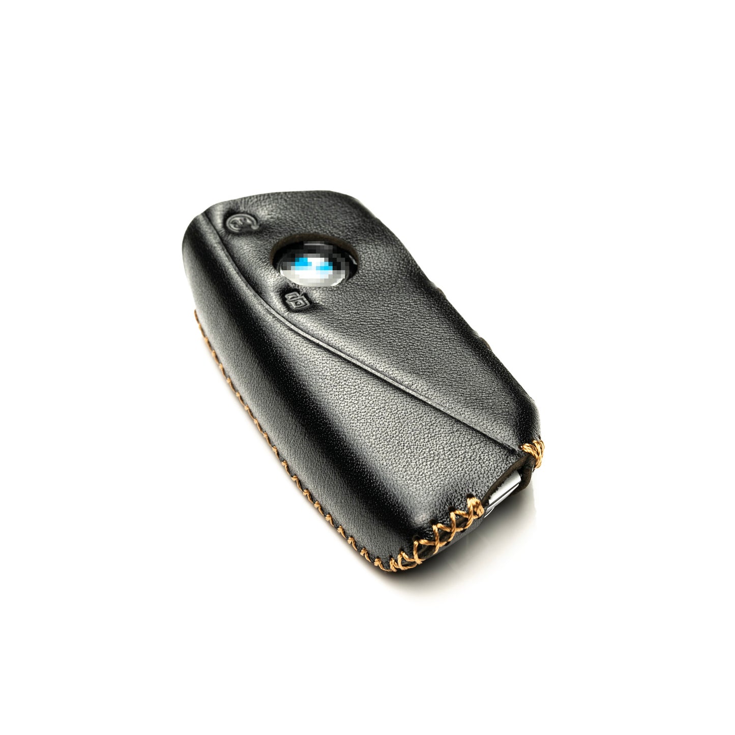 Vitodeco Genuine Leather Key Fob Case Cover Protector Compatible with BMW, 2023-2026 Models, 4-Button