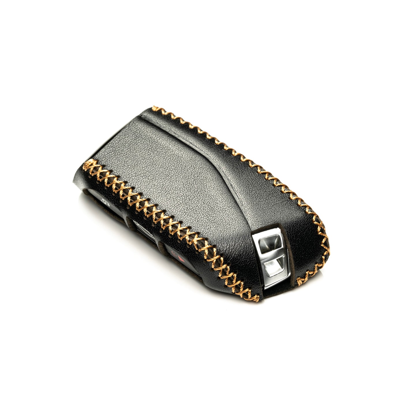 Vitodeco Genuine Leather Key Fob Case Cover Protector Compatible with BMW, 2023-2026 Models, 4-Button