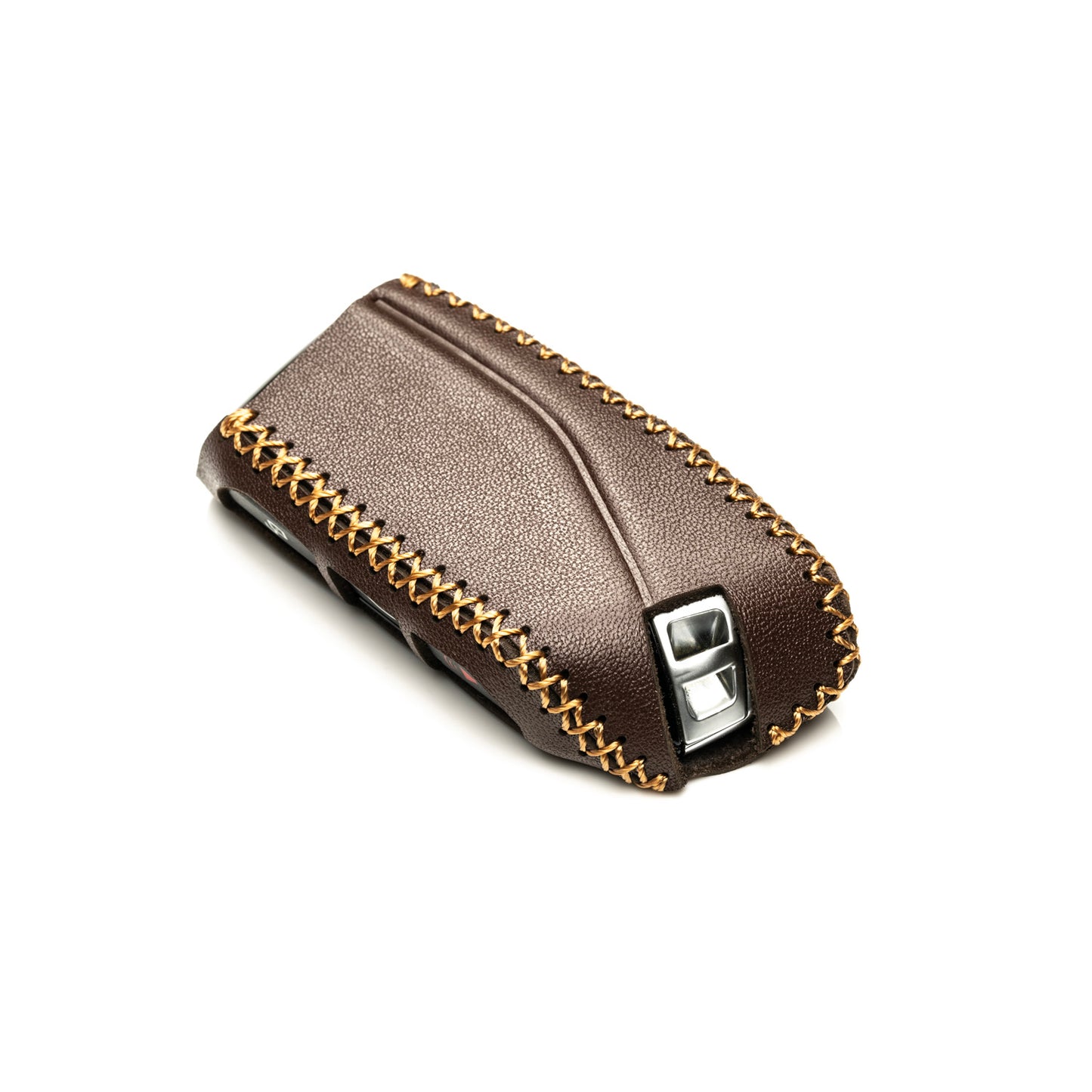 Vitodeco Genuine Leather Key Fob Case Cover Protector Compatible with BMW, 2023-2026 Models, 4-Button