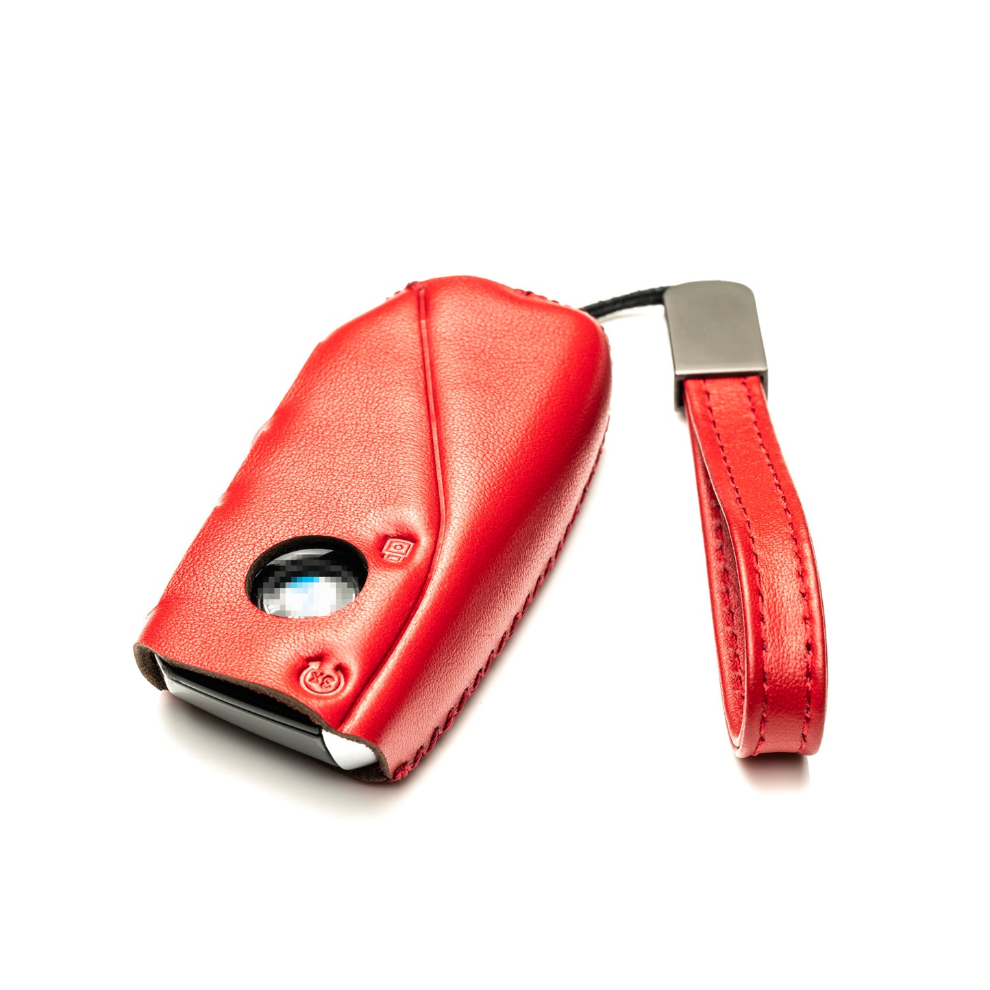 Vitodeco Genuine Leather Key Fob Case Cover Protector Compatible with BMW, 2023-2026 Models, 4-Button