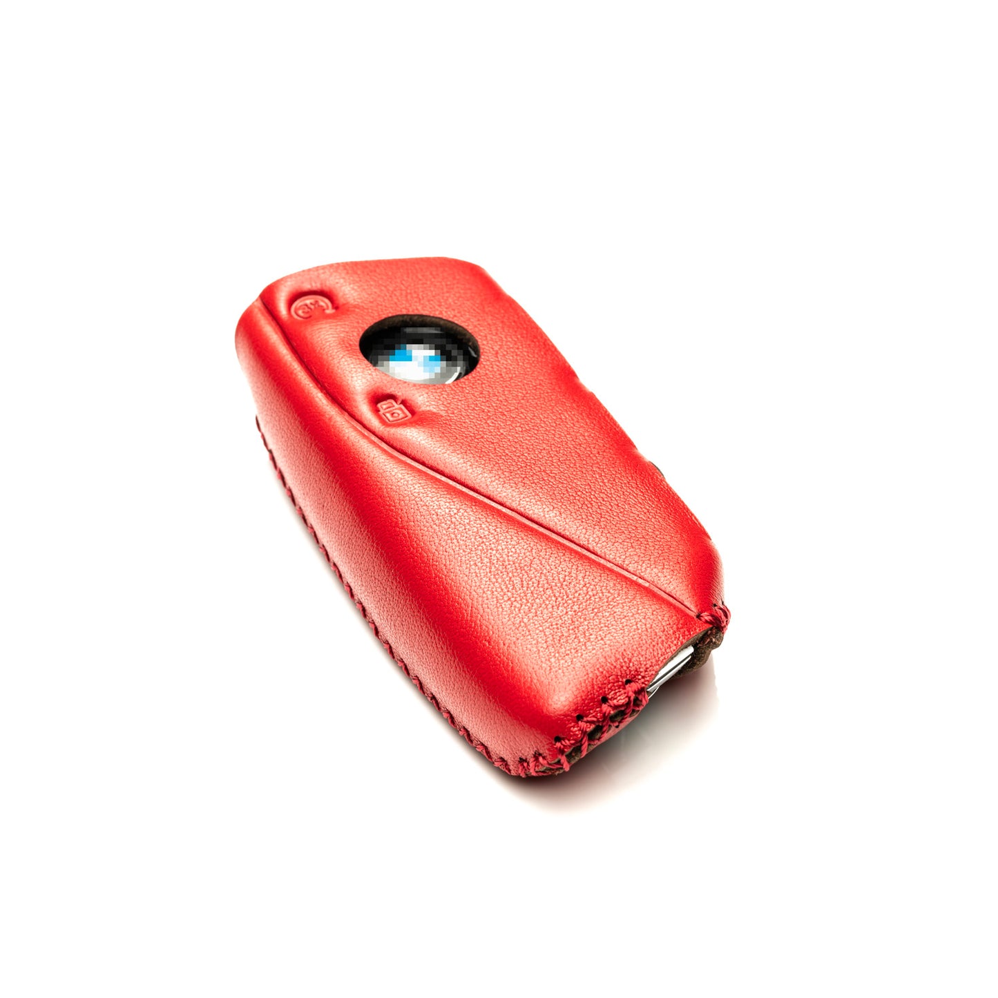Vitodeco Genuine Leather Key Fob Case Cover Protector Compatible with BMW, 2023-2026 Models, 4-Button