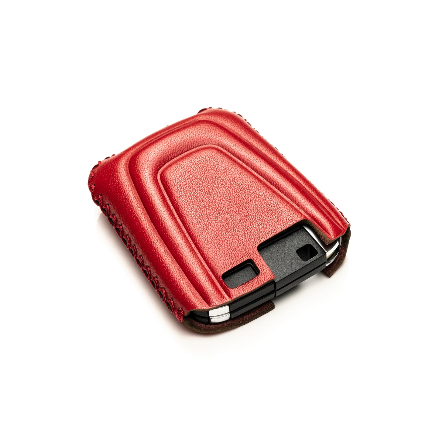 Vitodeco Leather Key Fob Case Compatible for BMW I3, BMW I8 2014-2021, 4-Button