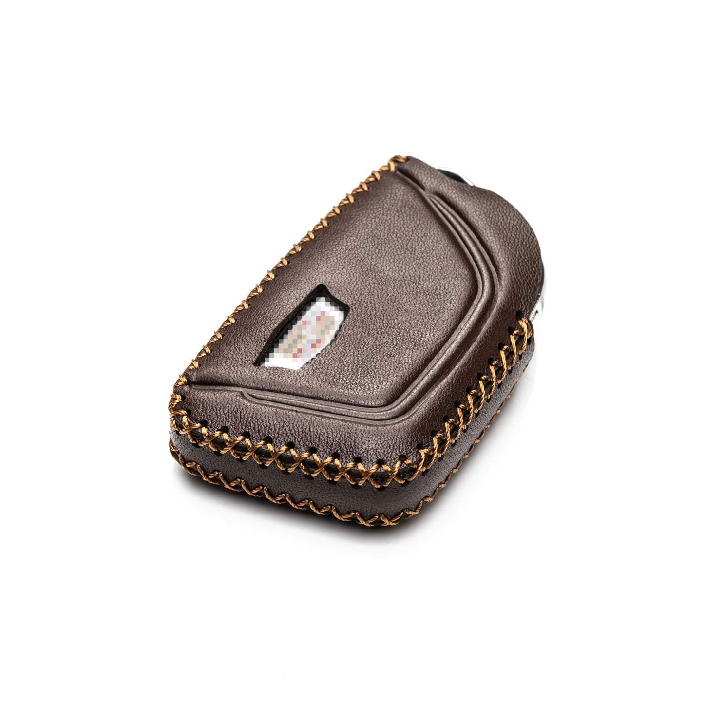 Vitodeco Leather Key Fob Case Compatible for Cadillac Escalade 2021-2025, 6-Button