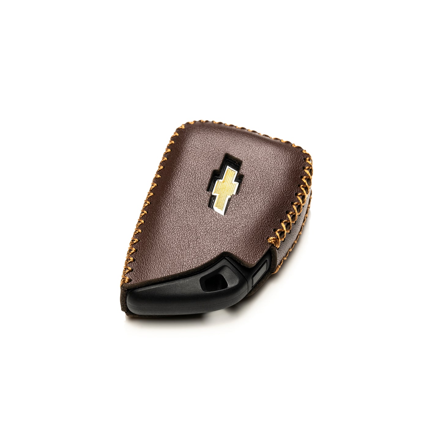 Vitodeco Leather Key Fob Case Compatible for Chevrolet Suburban 2025, Chevrolet Tahoe 2025, Chevrolet Silverado 2025, 6-Button