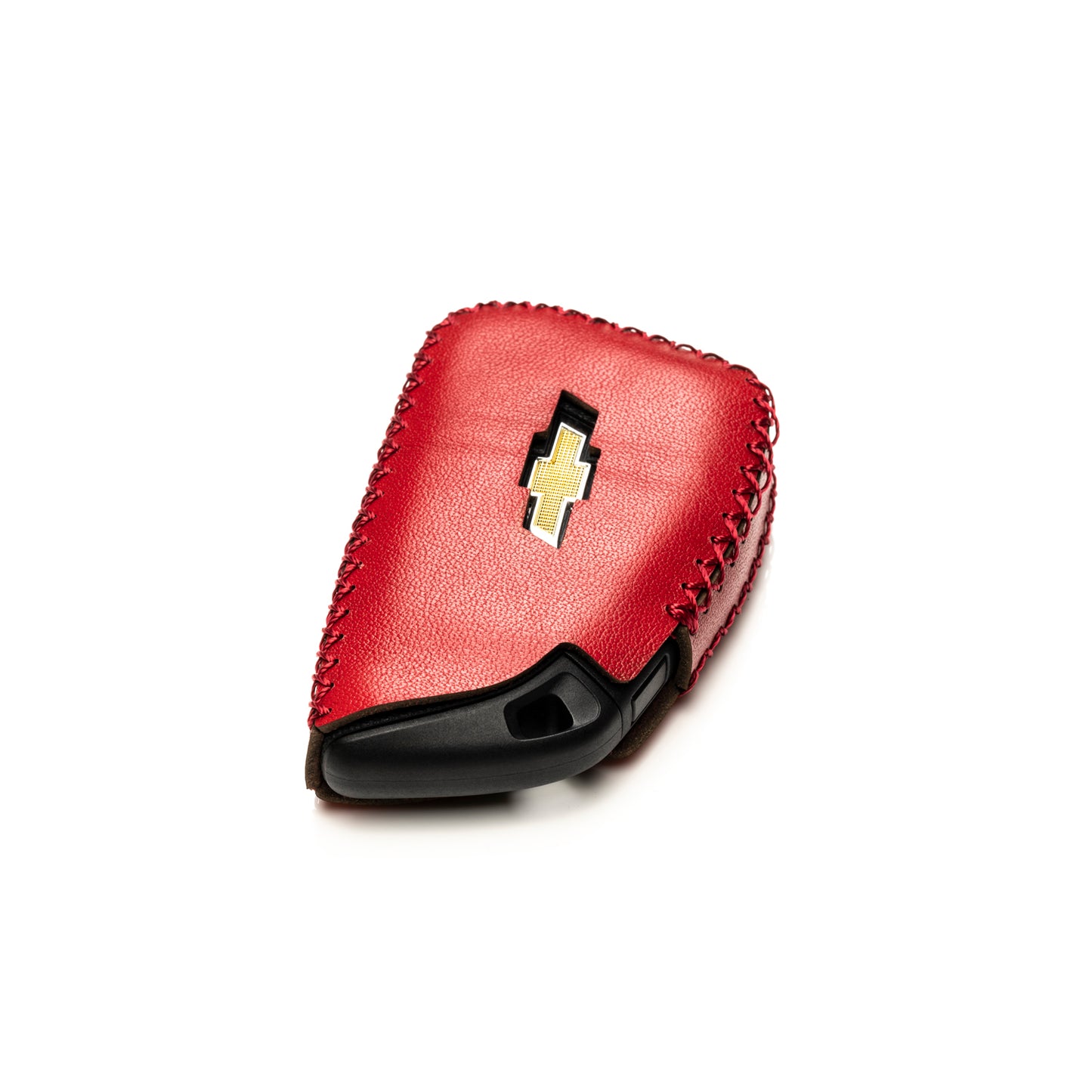 Vitodeco Leather Key Fob Case Compatible for Chevrolet Suburban 2025, Chevrolet Tahoe 2025, Chevrolet Silverado 2025, 5-Button