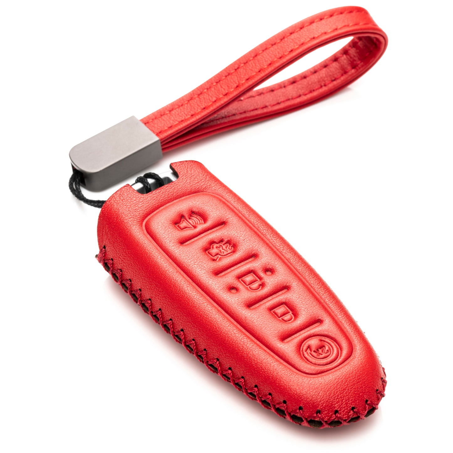 Vitodeco Genuine Leather Smart Key Fob Case Compatible for Lincoln MKT, MKS, Ford Escape, C-max, Edge, Explorer, Expedition, Focus, Flex, Taurus, 5-Button