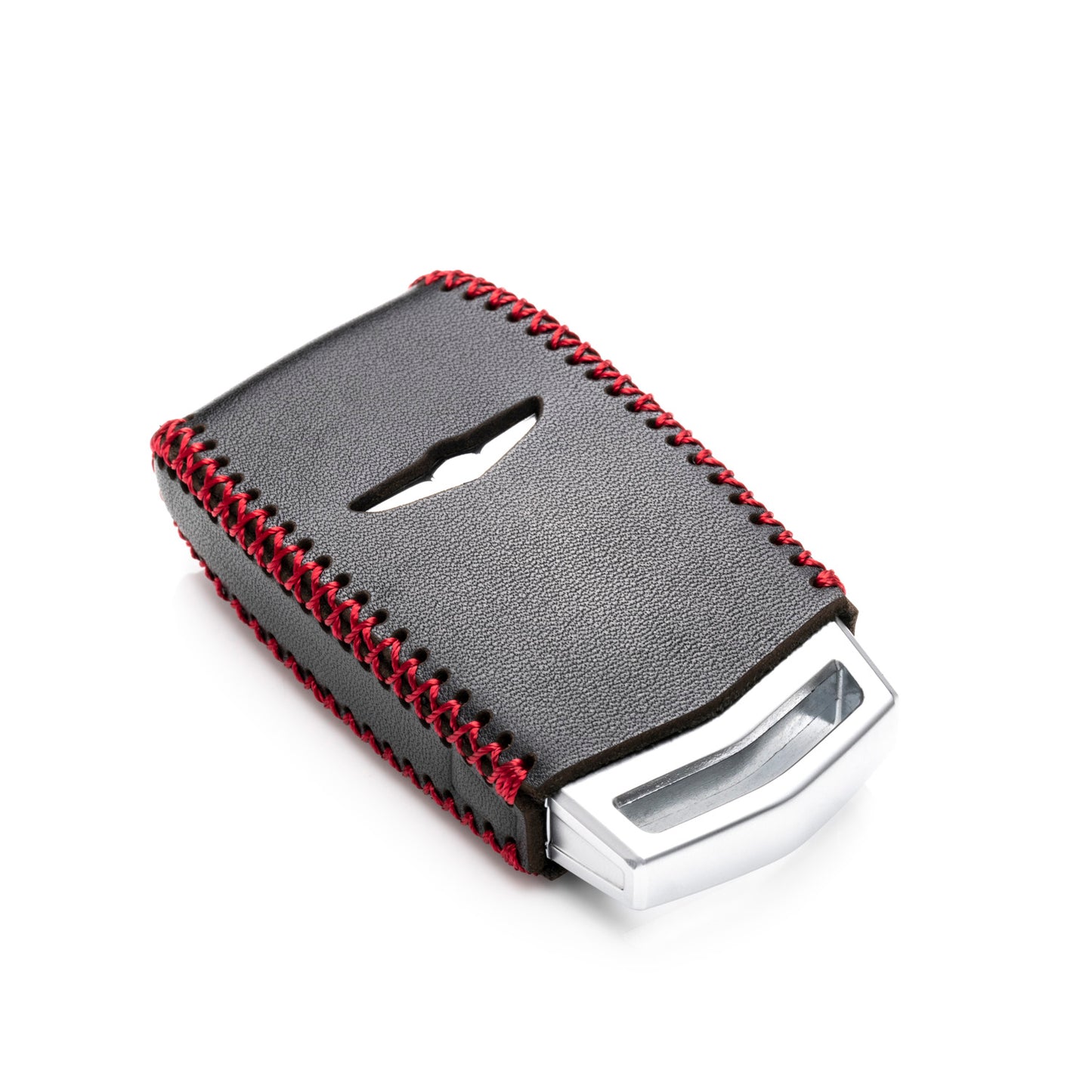 Vitodeco Leather Key Fob Case Compatible for 2017-2020 Genesis G70, G80, G90, Remote Start, 4-Button