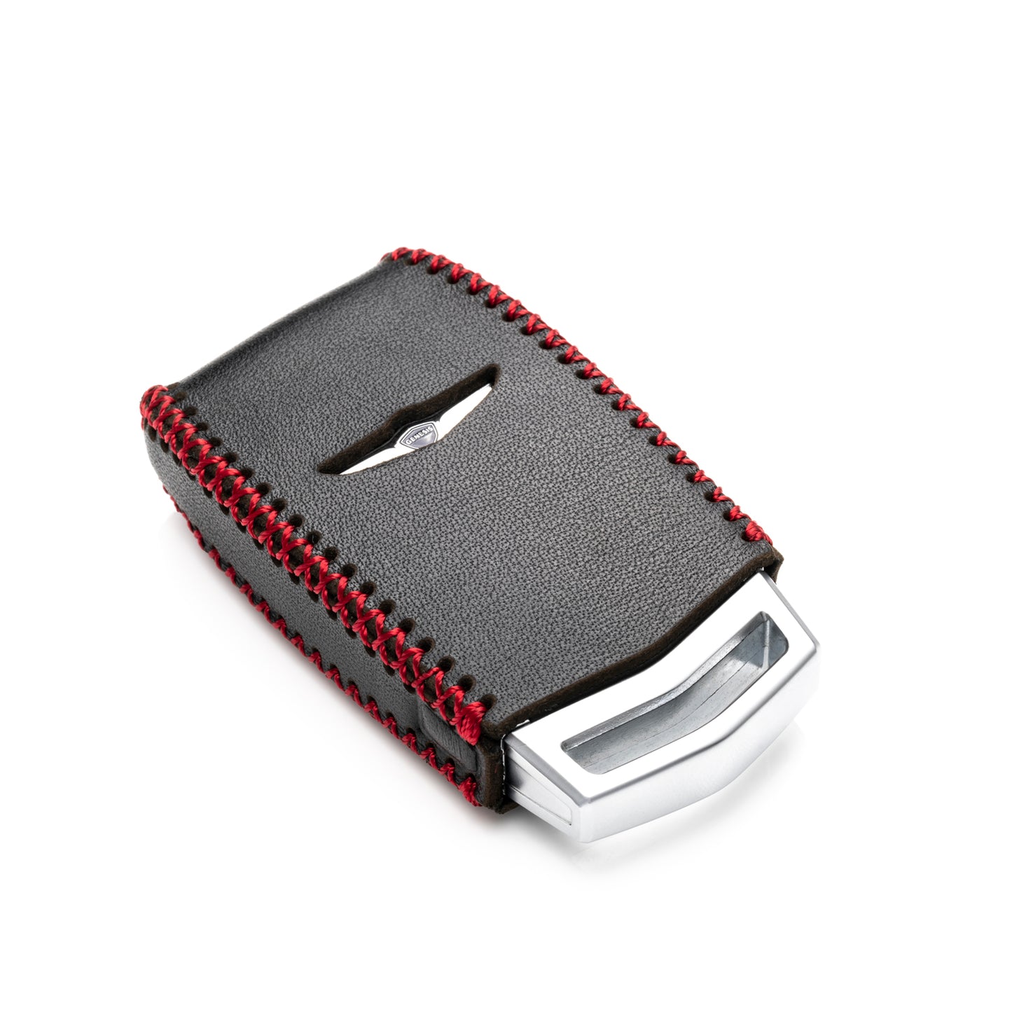 Vitodeco Leather Key Fob Case Compatible for 2017-2020 Genesis G70, G80, G90, Remote Start, 4-Button