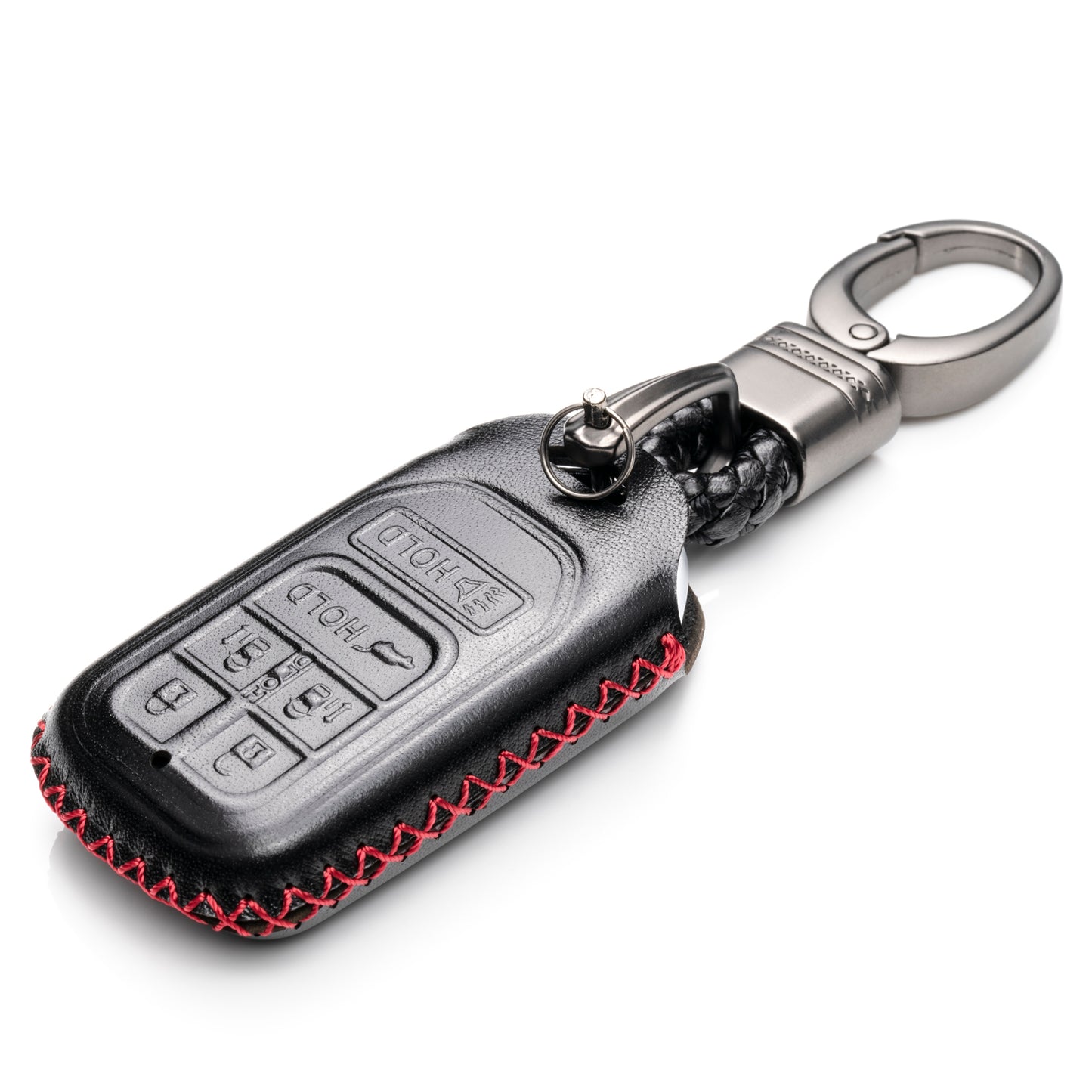 Vitodeco Leather Key Fob Case Compatible for 2014-2019 Honda Odyssey, 6-Button