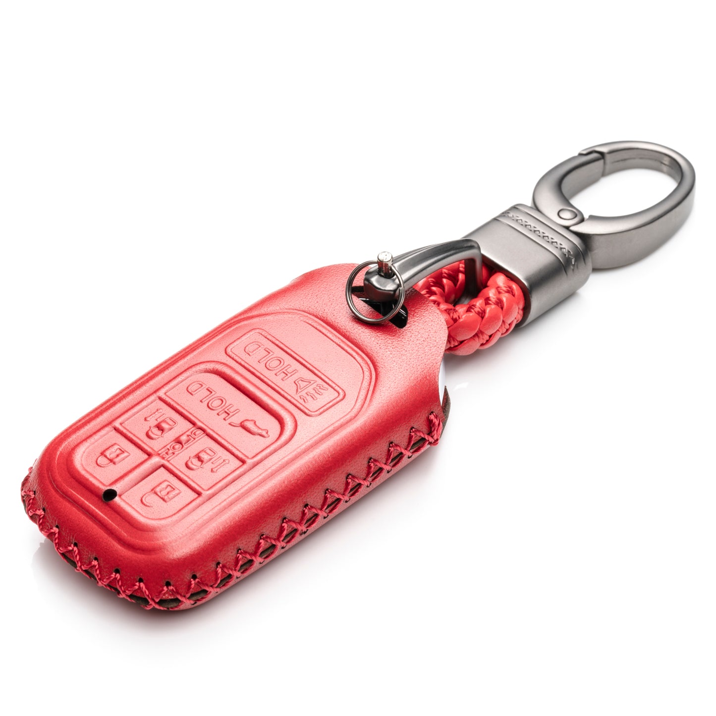 Vitodeco Leather Key Fob Case Compatible for 2014-2019 Honda Odyssey, 6-Button