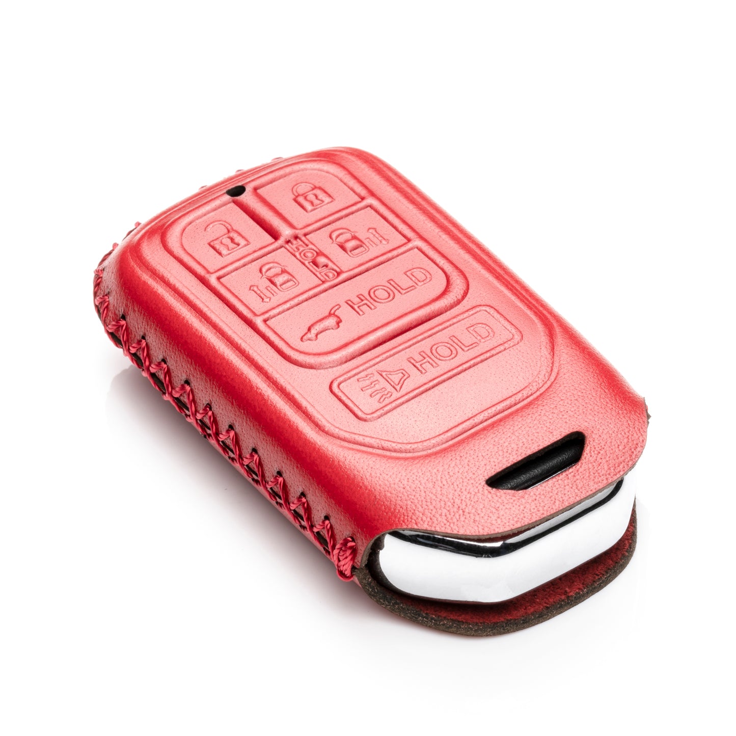 Vitodeco Leather Key Fob Case Compatible for 2014-2019 Honda Odyssey, 6-Button