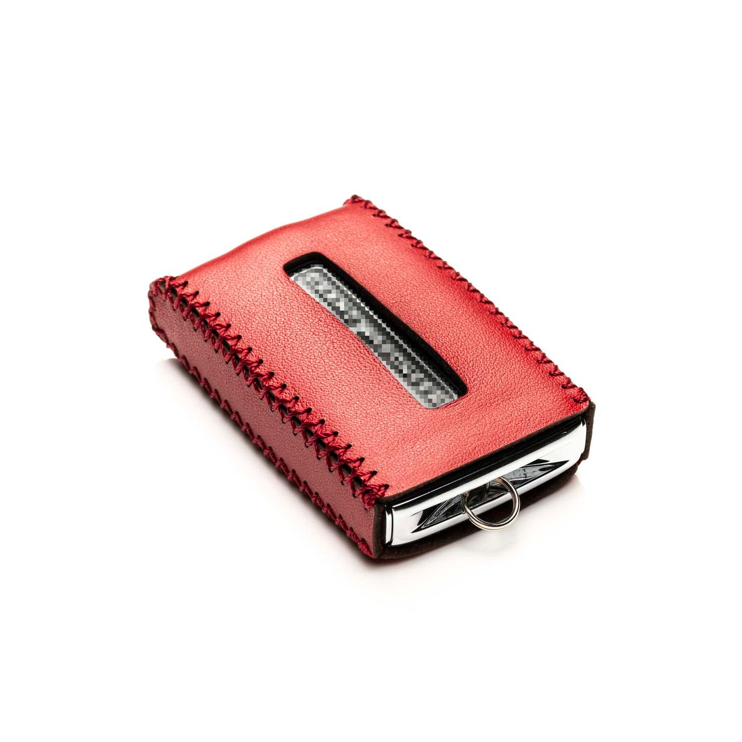 Vitodeco Leather Key Fob Case Compatible for Jeep Wagoneer, Jeep Grand Wagoneer, Jeep Grand Cherokee 2022-2024, 6-Button