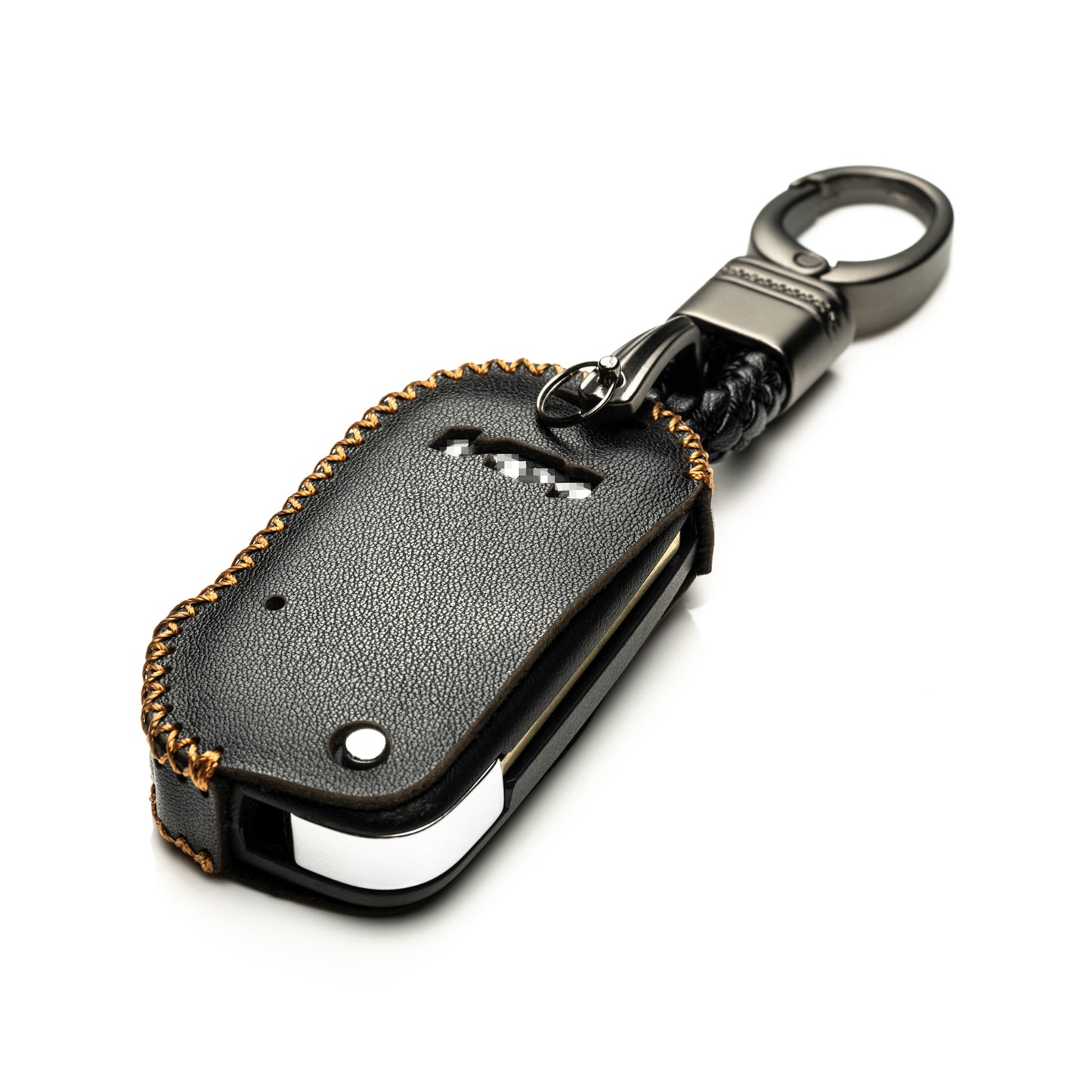 Vitodeco Leather Key Fob Case Compatible for KIA New Emblem 2021-2024, 4-Button