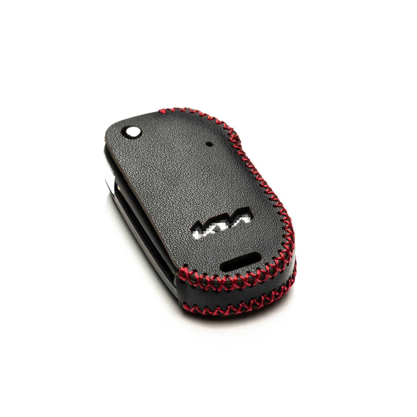 Vitodeco Leather Key Fob Case Compatible for KIA New Emblem 2021-2024, 4-Button