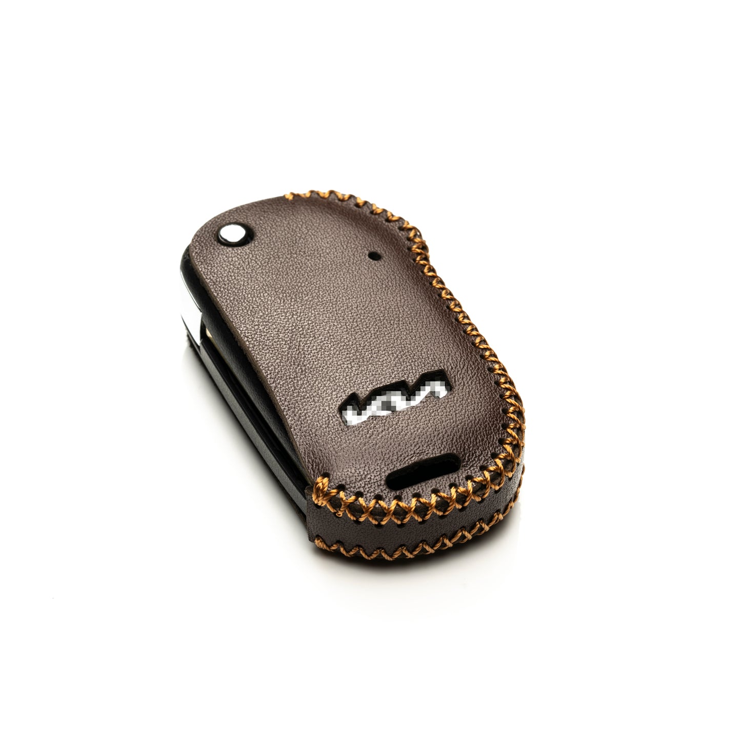 Vitodeco Leather Key Fob Case Compatible for KIA New Emblem 2021-2024, 4-Button