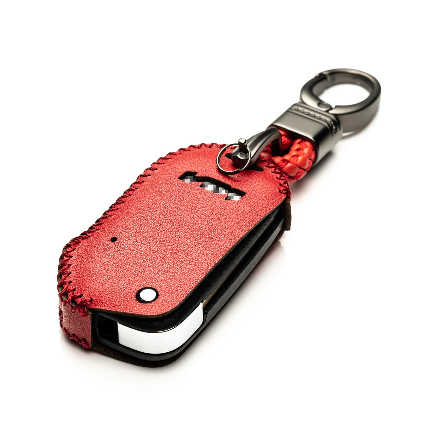 Vitodeco Leather Key Fob Case Compatible for KIA New Emblem 2021-2024, 4-Button
