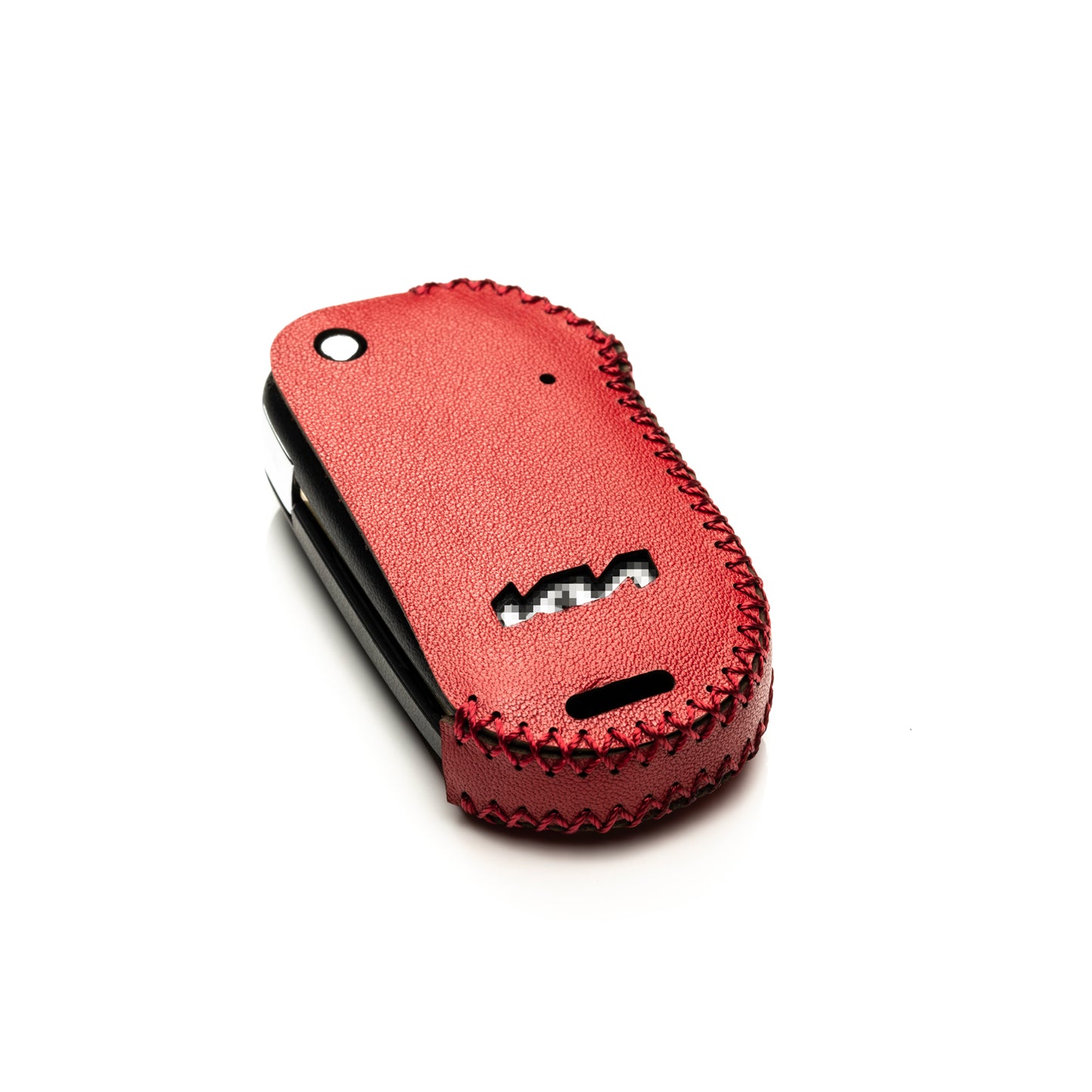Vitodeco Leather Key Fob Case Compatible for KIA New Emblem 2021-2024, 4-Button