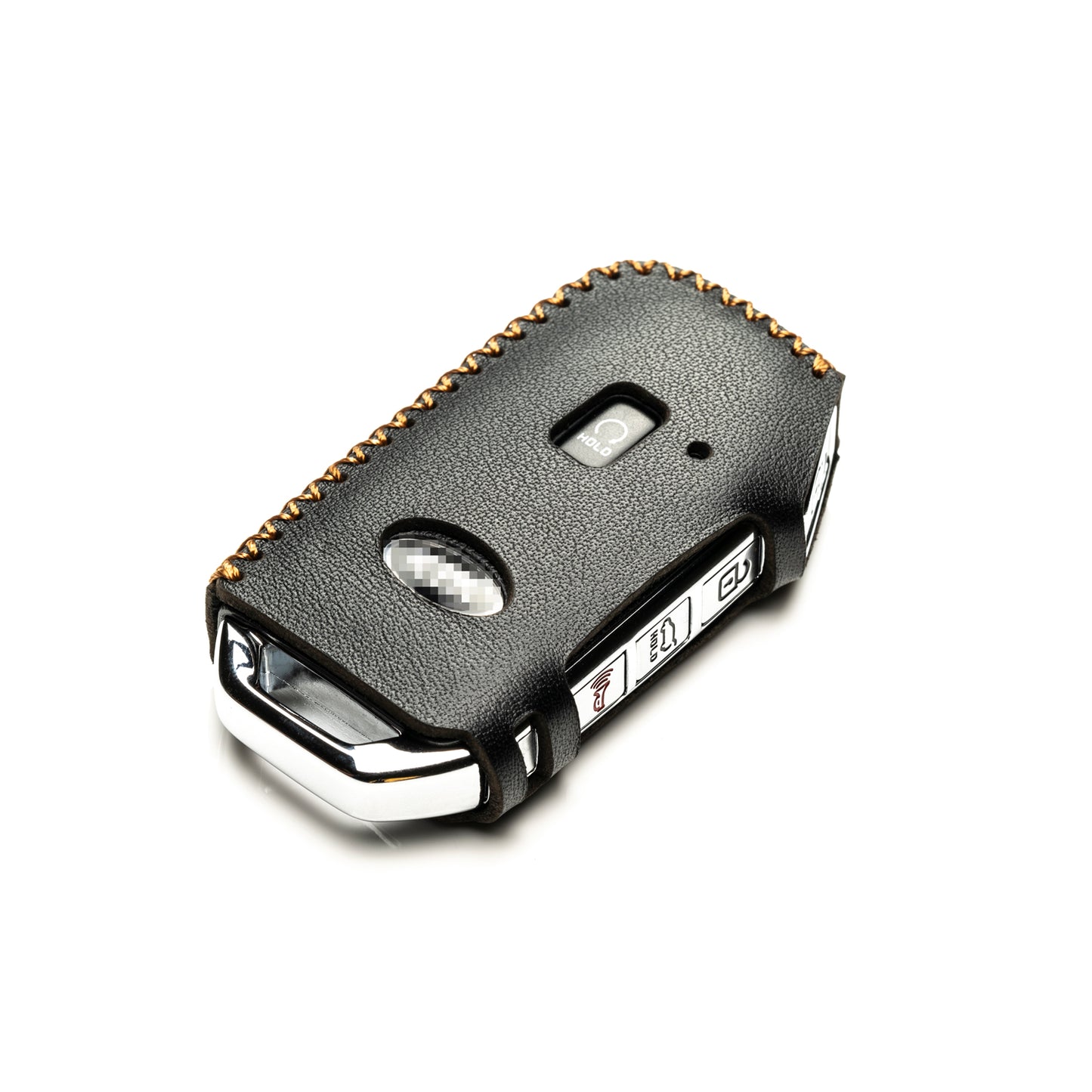 Vitodeco Leather Key Fob Case Compatible for Kia Soul, Seltos, Sportage, NIRO, Sorento, Telluride, Rio, Forte, K5, Stinger 2019-2022, 5-Button