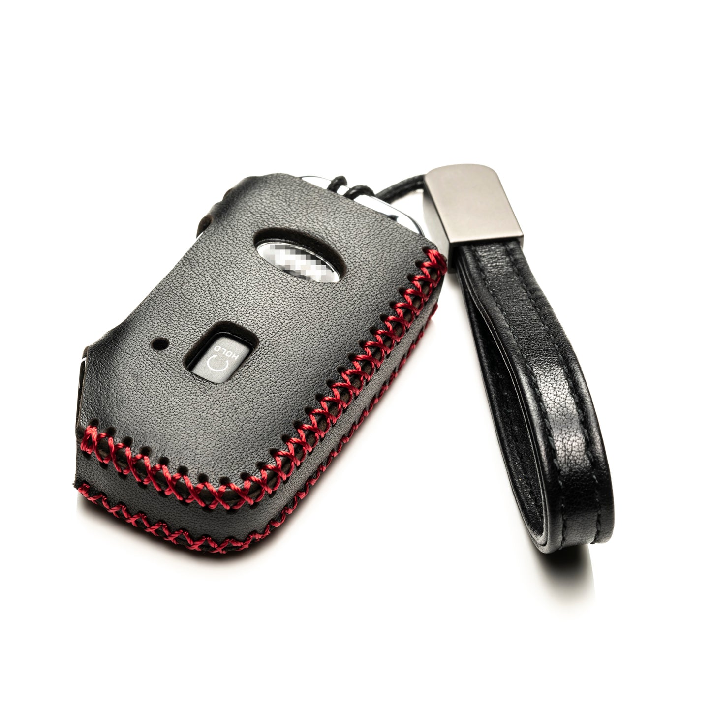 Vitodeco Leather Key Fob Case Compatible for Kia Soul, Seltos, Sportage, NIRO, Sorento, Telluride, Rio, Forte, K5, Stinger 2019-2022, 5-Button
