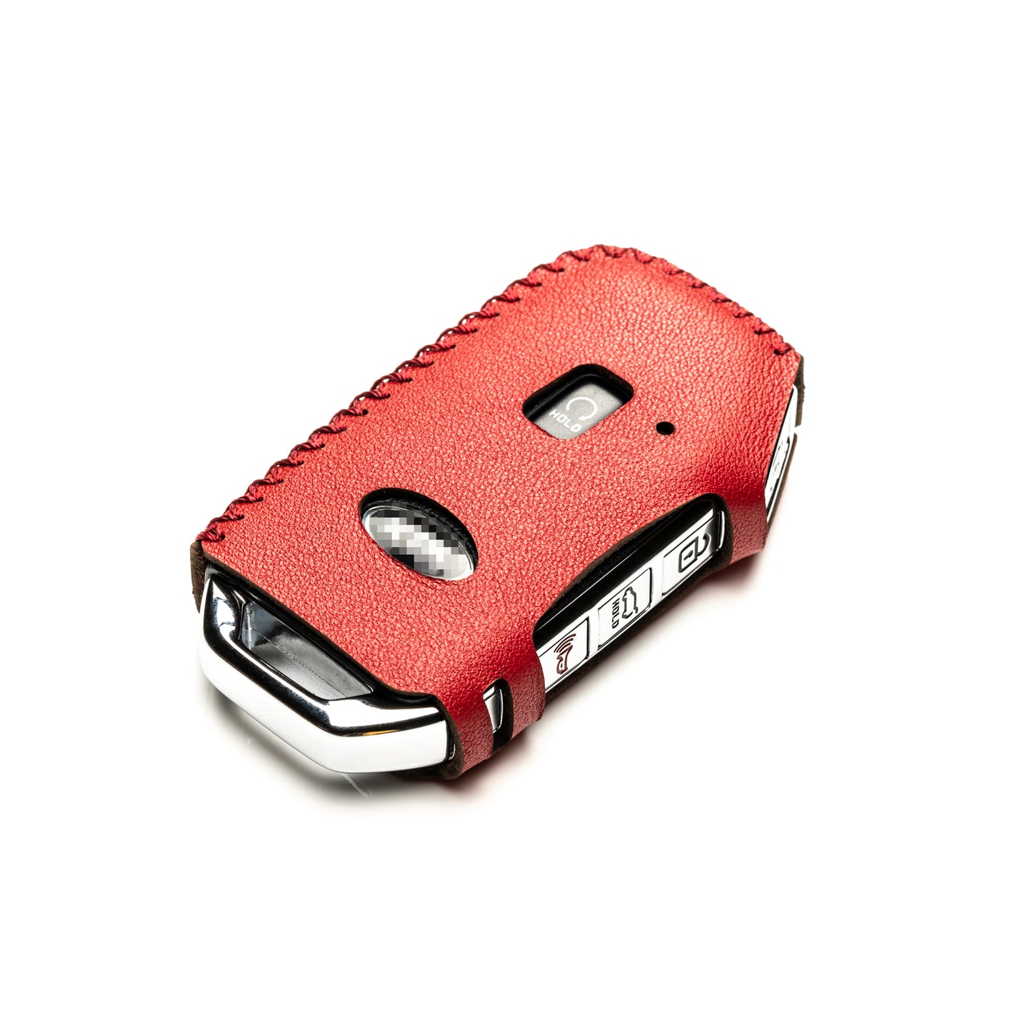 Vitodeco Leather Key Fob Case Compatible for Kia Soul, Seltos, Sportage, NIRO, Sorento, Telluride, Rio, Forte, K5, Stinger 2019-2022, 5-Button