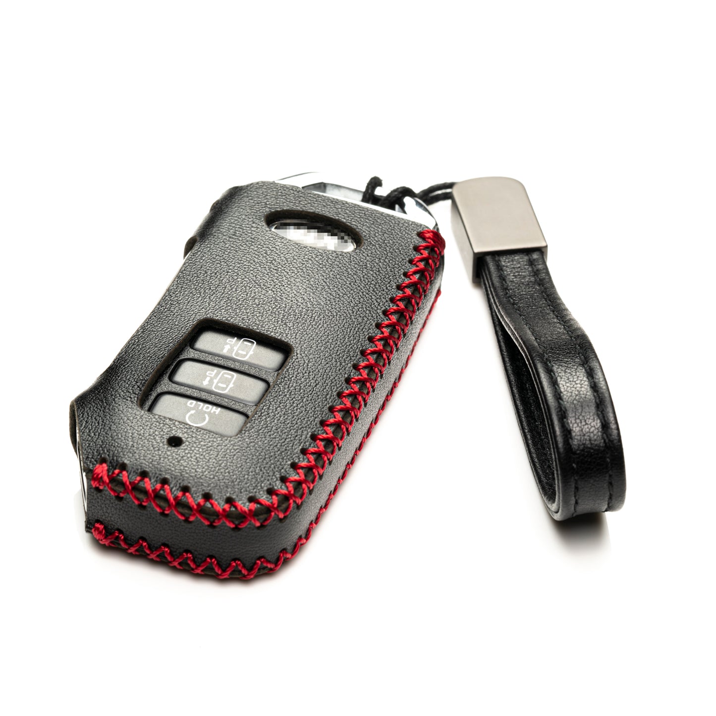 Vitodeco Leather Key Fob Case Compatible for Kia Soul, Seltos, Sportage, NIRO, Sorento, Telluride, Rio, Forte, K5 2019-2022, 7-Button