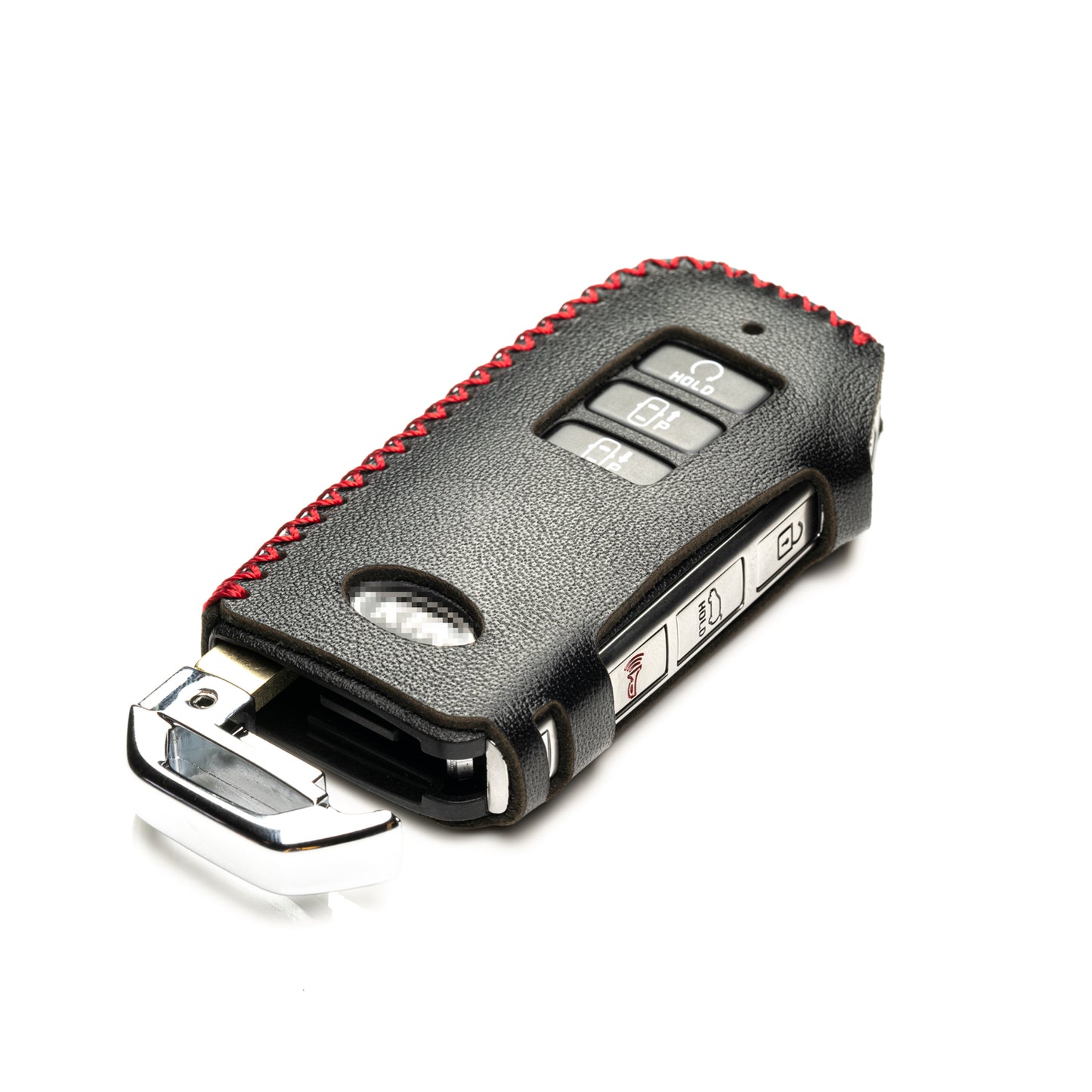 Vitodeco Leather Key Fob Case Compatible for Kia Soul, Seltos, Sportage, NIRO, Sorento, Telluride, Rio, Forte, K5 2019-2022, 7-Button