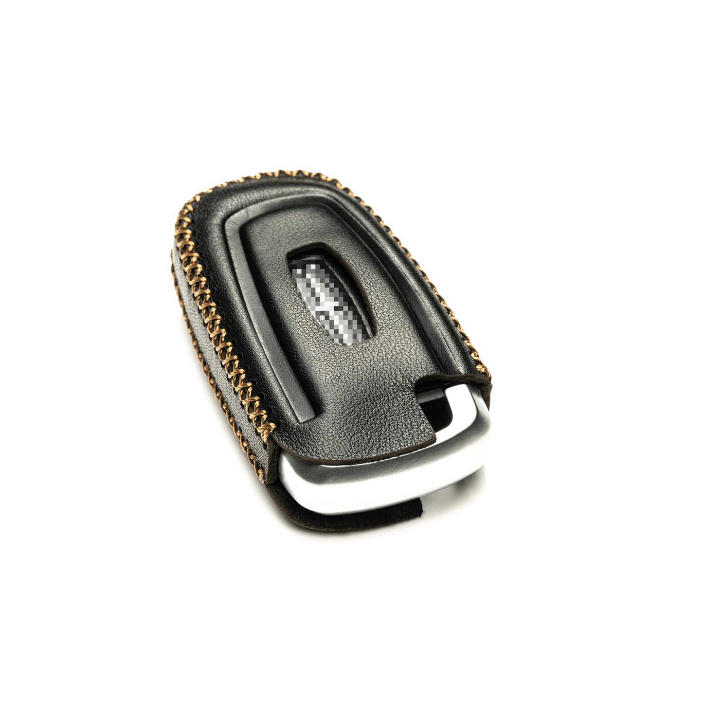 Vitodeco Leather Key Fob Case Compatible for Lincoln Aviator 2020-2025, Lincoln Corsair 2020-2025, Lincoln Nautilus 2020-2025, Lincoln Navigator 2020-2025, 5-Button