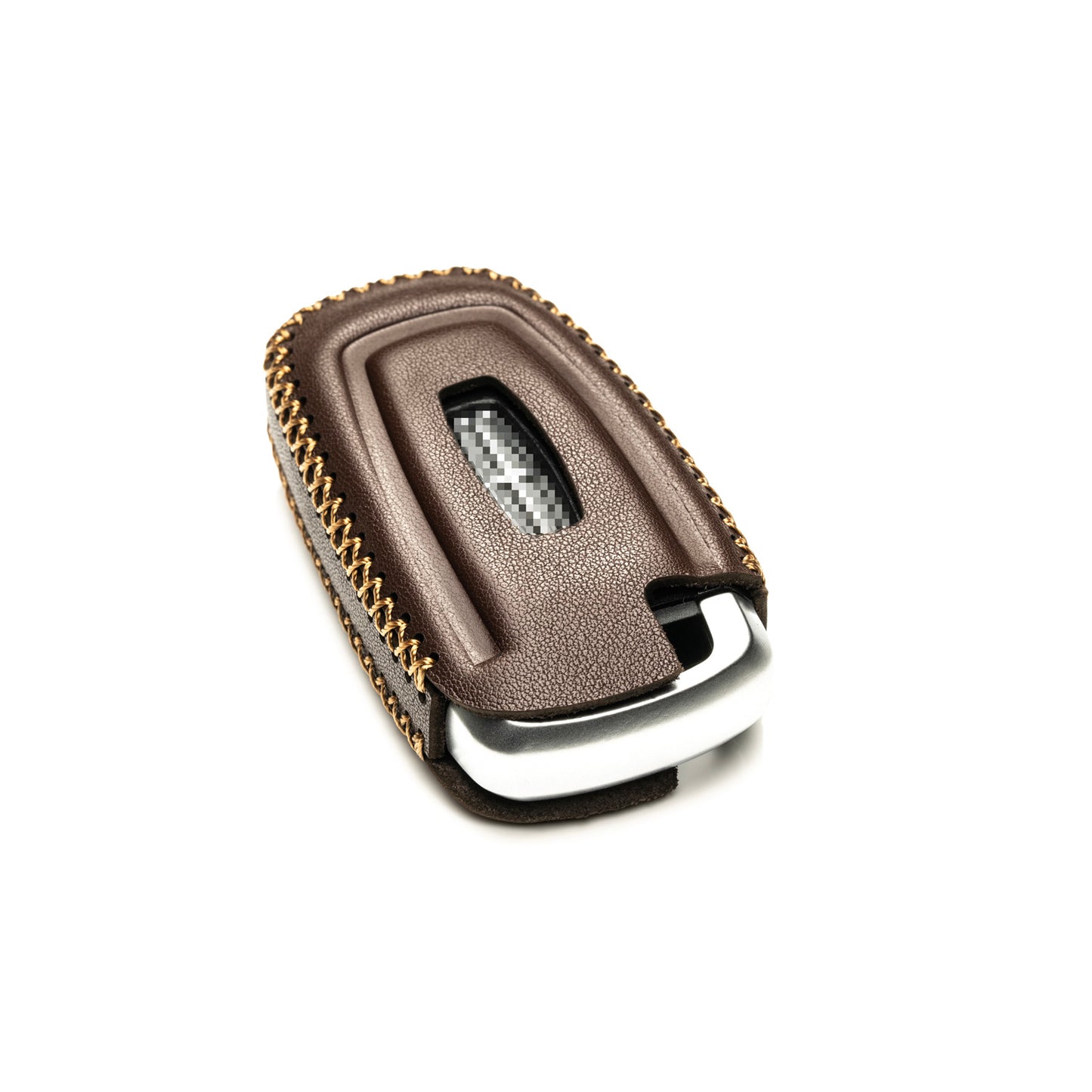 Vitodeco Leather Key Fob Case Compatible for Lincoln Aviator 2020-2025, Lincoln Corsair 2020-2025, Lincoln Nautilus 2020-2025, Lincoln Navigator 2020-2025, 5-Button