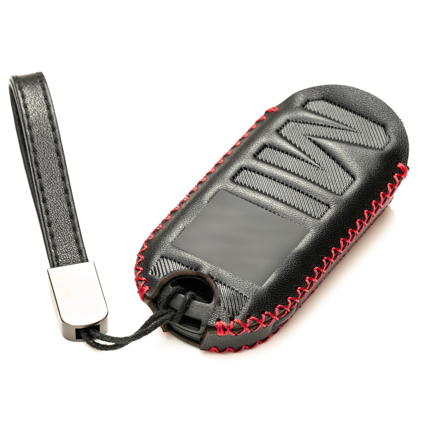 Vitodeco Genuine Leather Smart Key Fob Cover Compatible with Mini Countryman S ALL4, Countryman SE ALL4, Cooper 2 Door, Cooper S 4 Door, Convertible, 4-Button