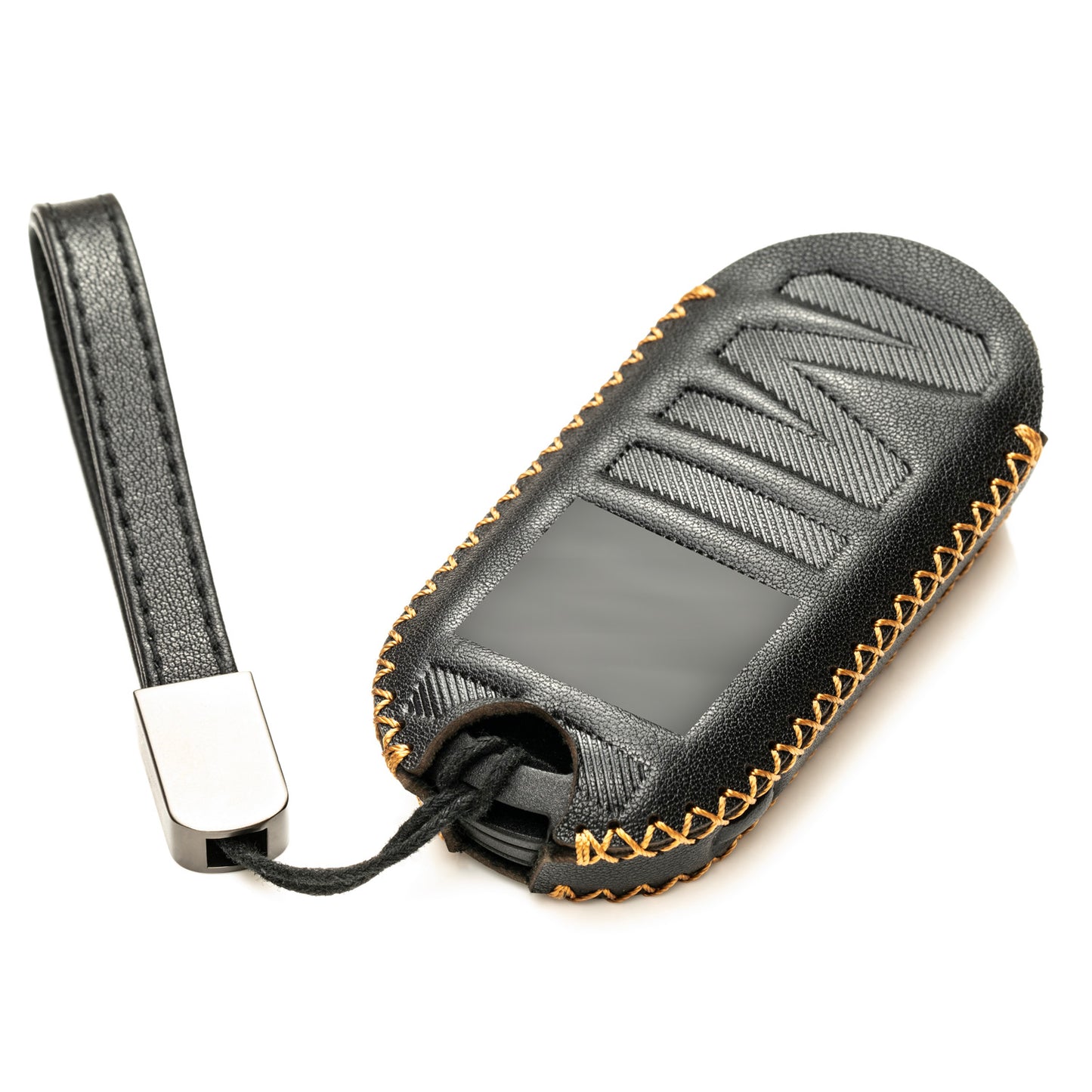 Vitodeco Genuine Leather Smart Key Fob Cover Compatible with Mini Countryman S ALL4, Countryman SE ALL4, Cooper 2 Door, Cooper S 4 Door, Convertible, 4-Button