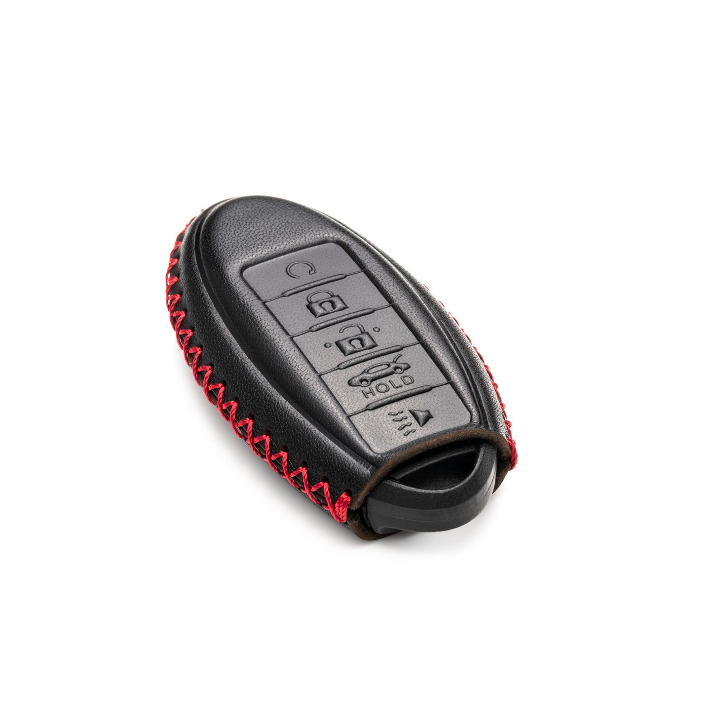 Vitodeco Leather Key Fob Case Compatible for Nissan Versa, Sentra, Altima, Maxima, Rogue 2007-2024, 5-Button