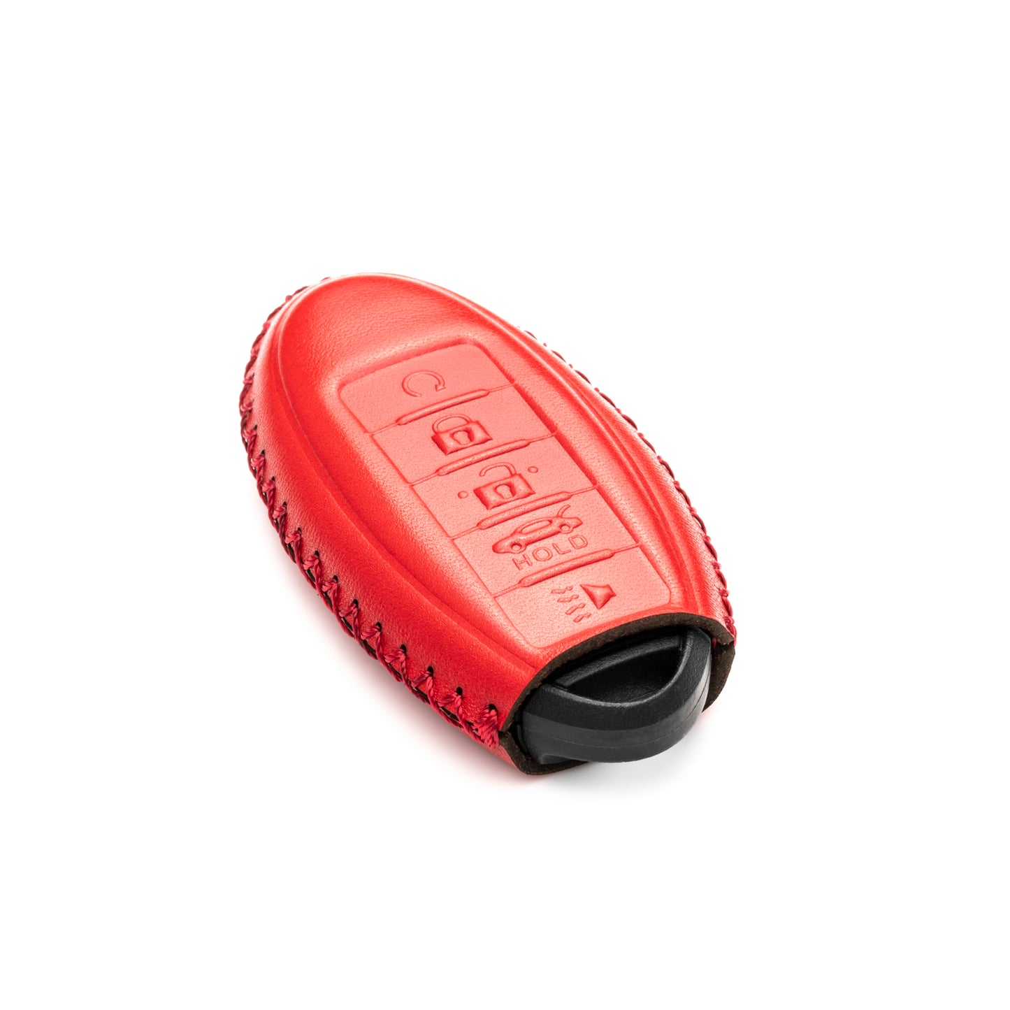 Vitodeco Leather Key Fob Case Compatible for Nissan Versa, Sentra, Altima, Maxima, Rogue 2007-2024, 5-Button
