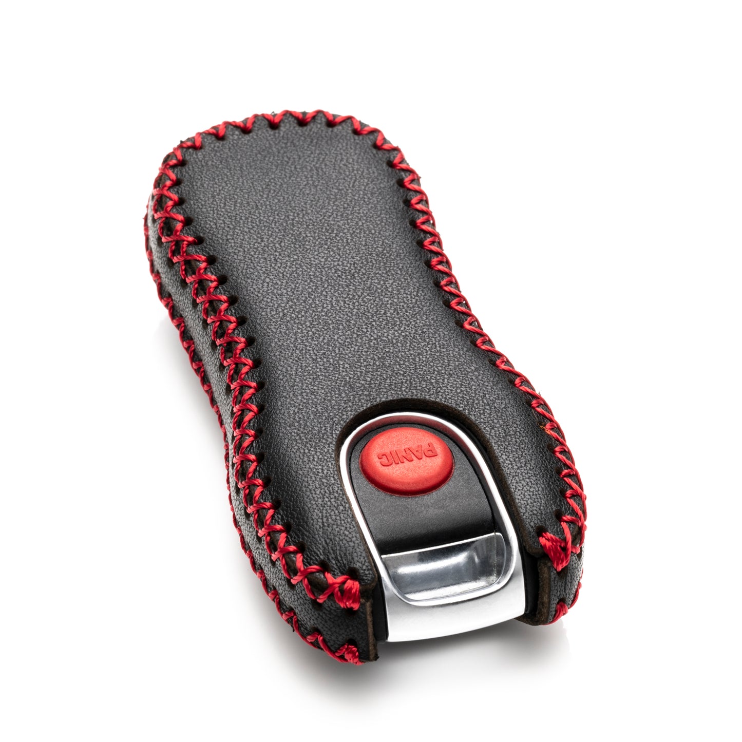 Vitodeco Leather Key Fob Case Compatible for 2020-2025 Porsche Cayenne, Macan, Panamera, 718, 911, 3-Button