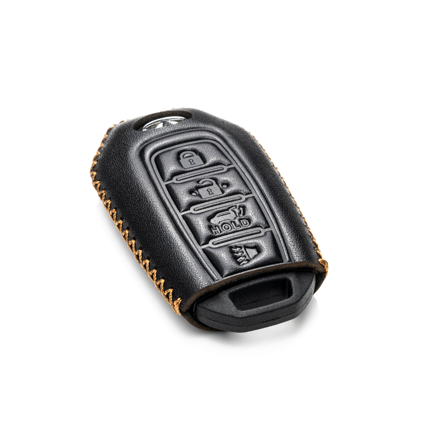Vitodeco Leather Key Fob Case Compatible for 2018-2025 Infiniti QX60, QX50, 2022-2023 Infiniti Q50, Q60, 2023-2025 Infiniti QX55, 4-Button