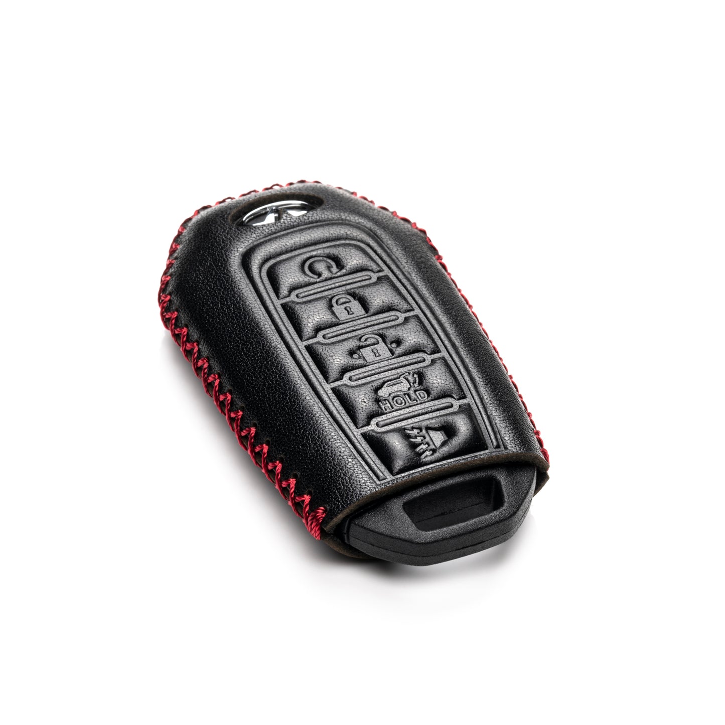 Vitodeco Leather Key Fob Case Compatible for 2018-2024 Infiniti QX60, QX50, 2022-2024 Infiniti Q50, Q60, 2023-2024 Infiniti QX55, 5-Button