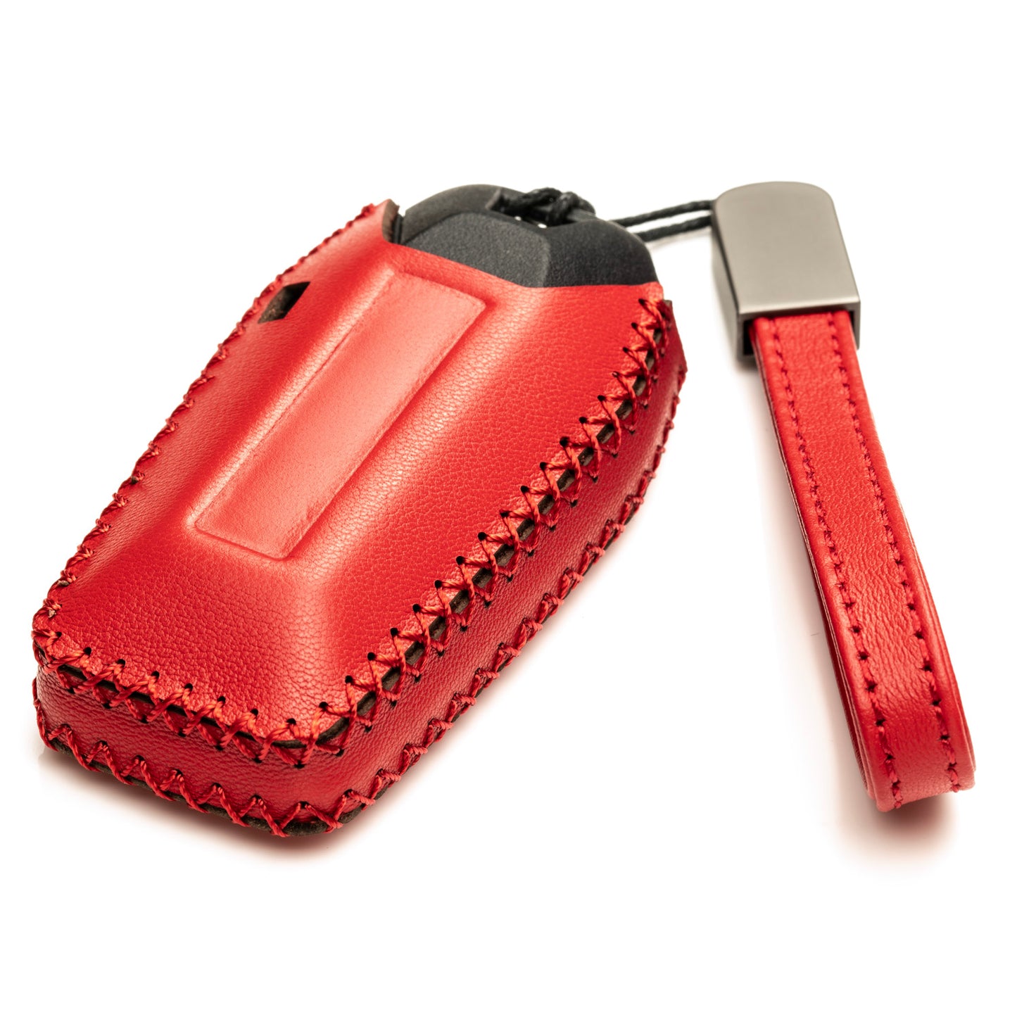 Vitodeco Leather Key Fob Cover Case Protector Compatible with Infiniti QX80, 5-Button